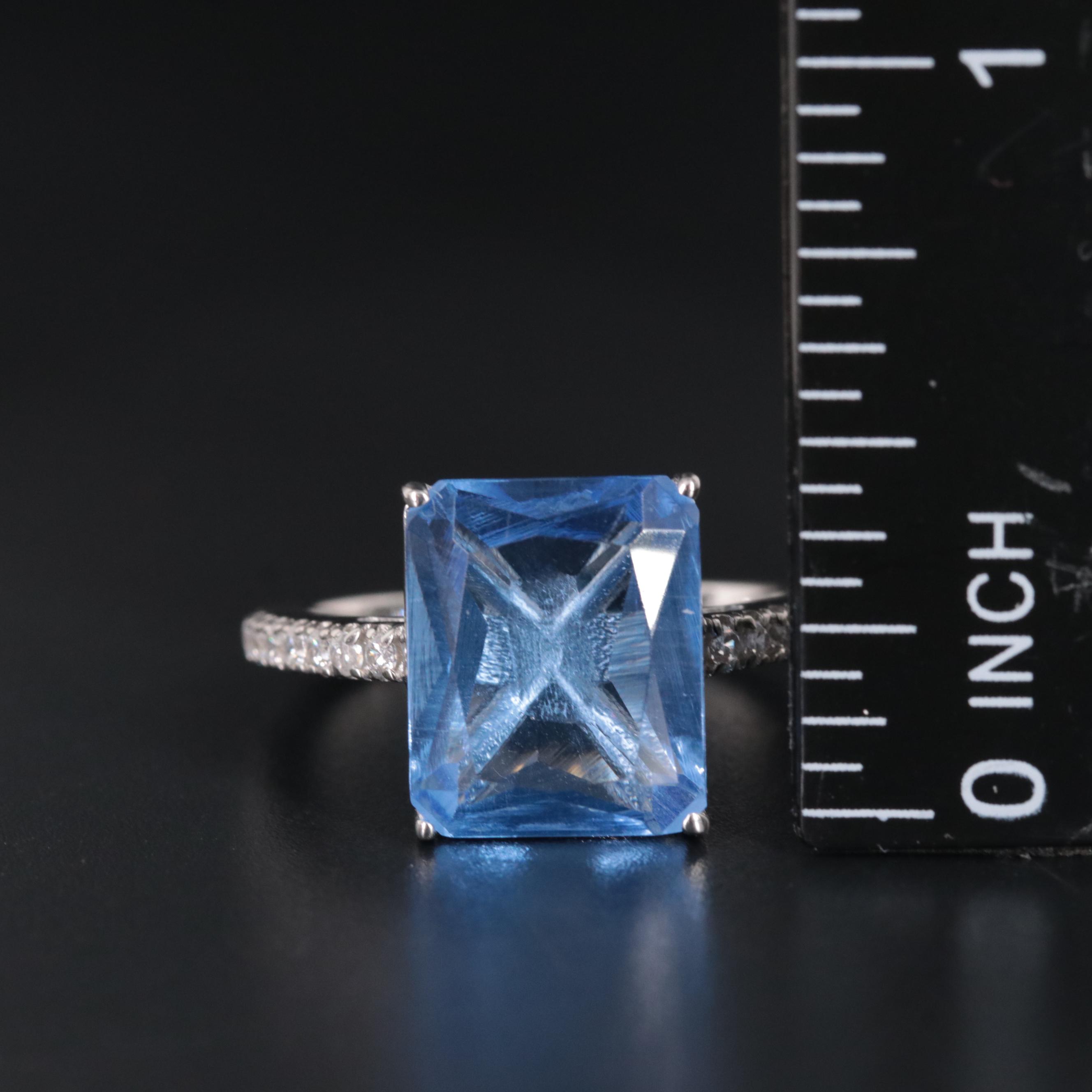 Sterling Silver Topaz Ring