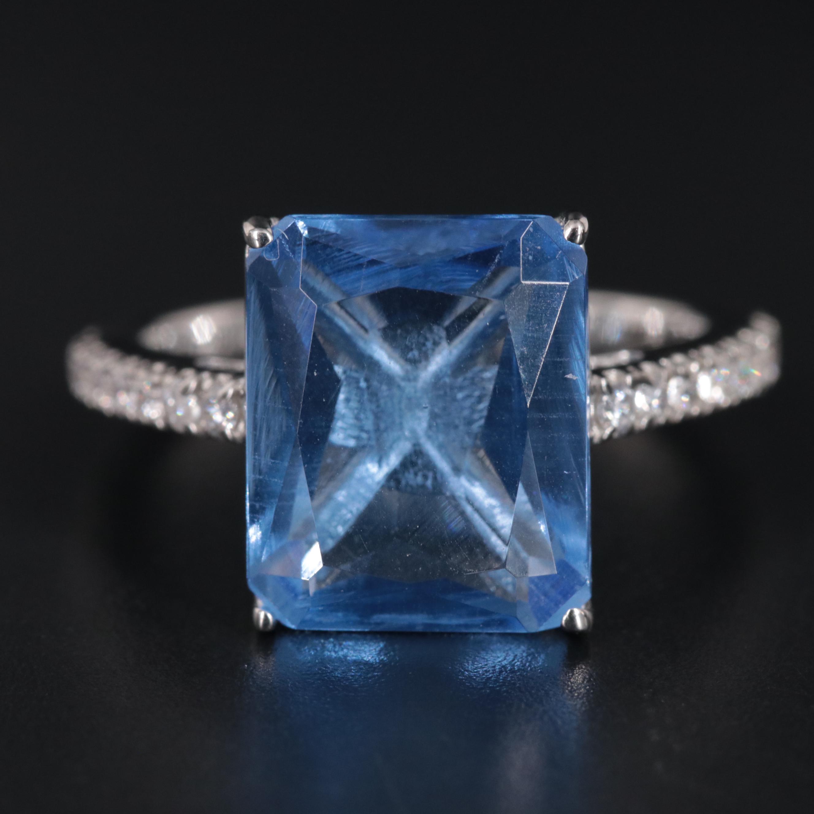 Sterling Silver Topaz Ring