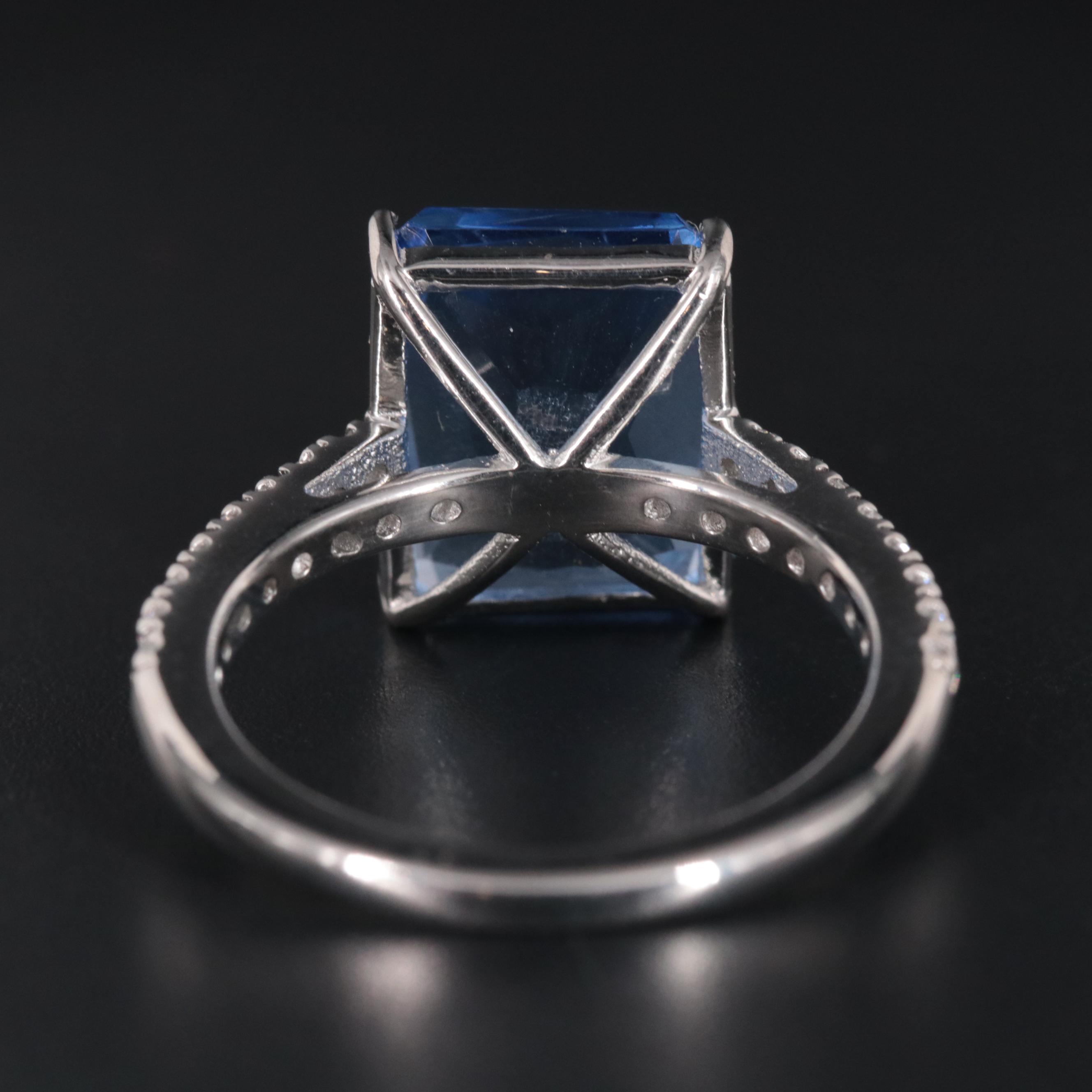 Sterling Silver Topaz Ring