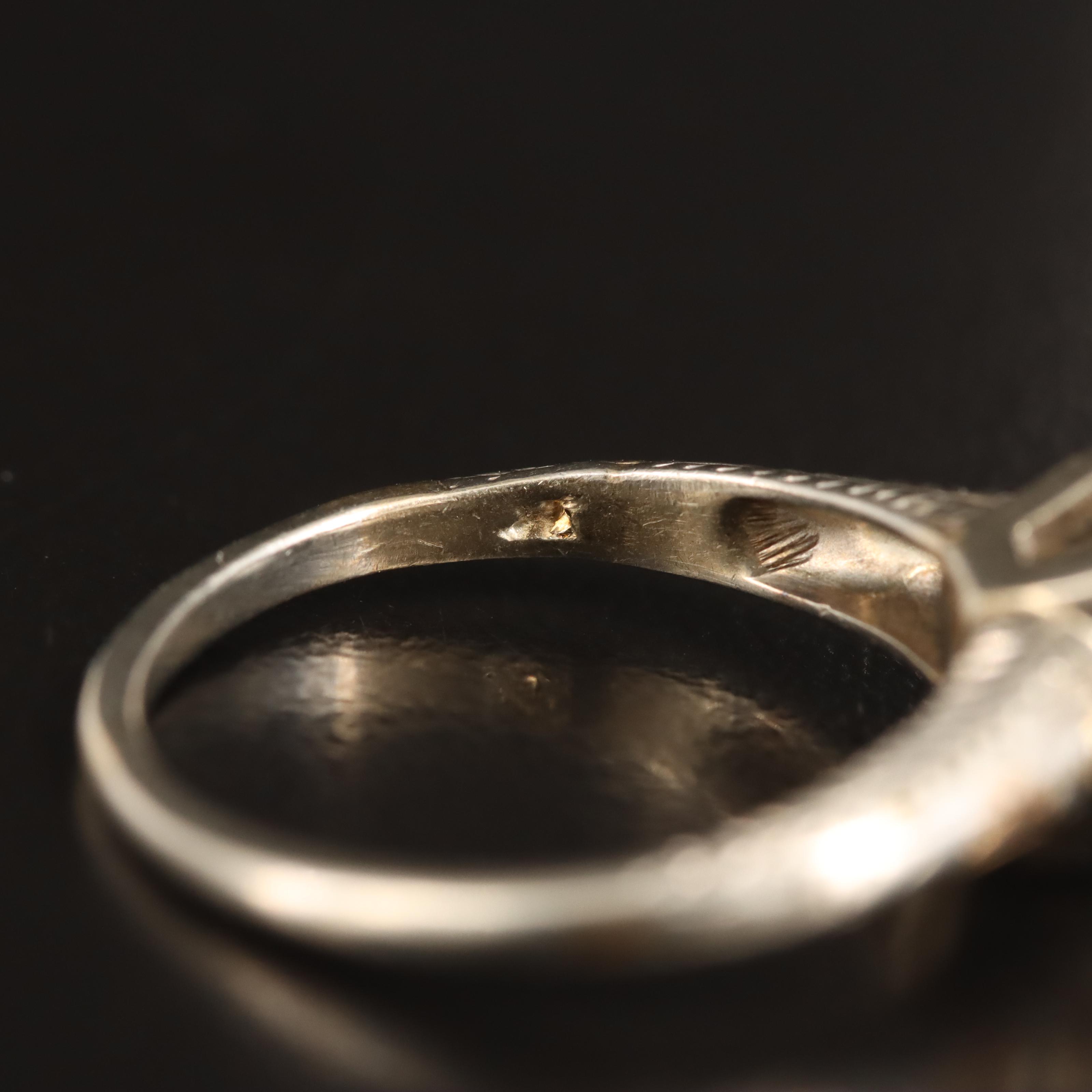 Vintage 18K 1.14 CTW Diamond Ring