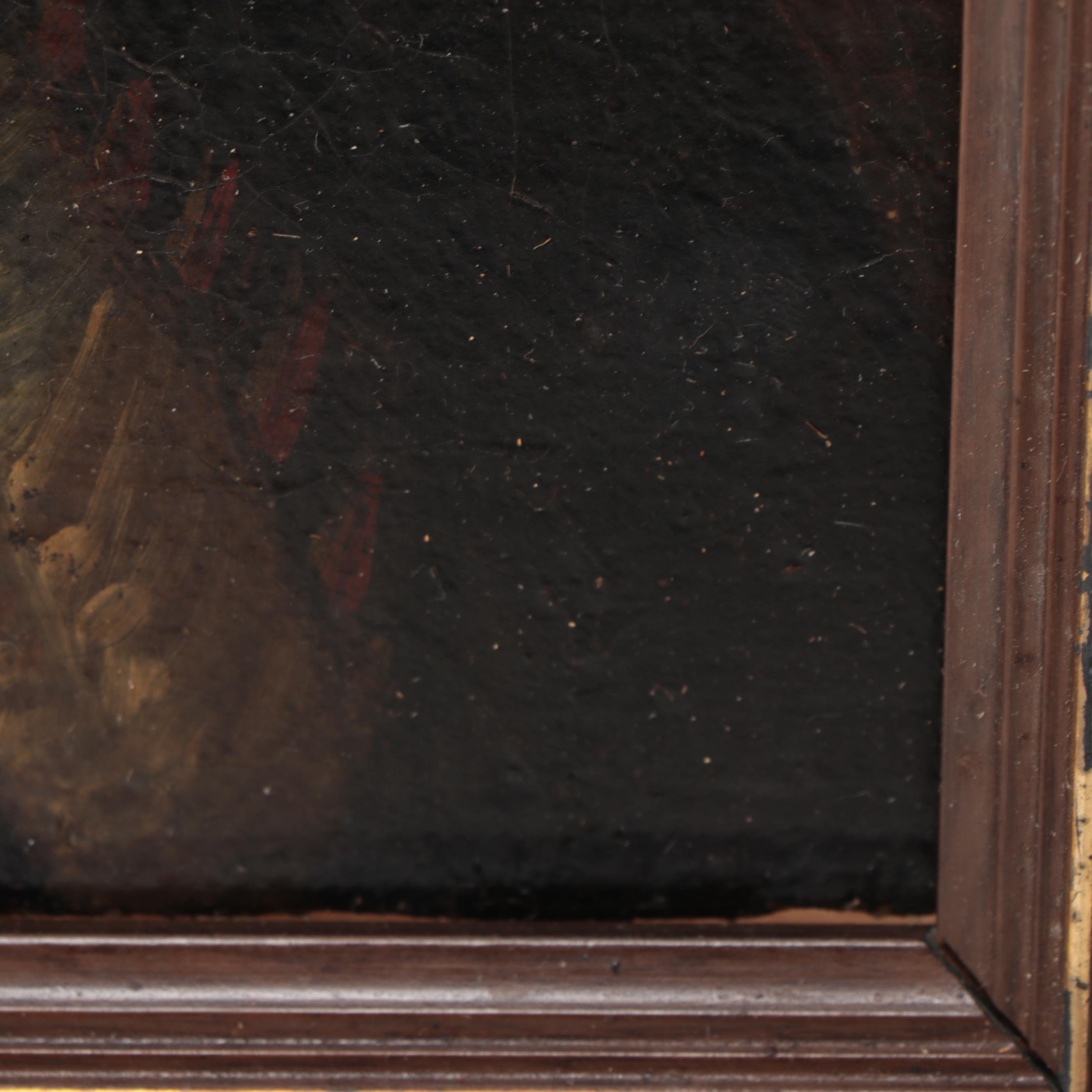 Portrait Oil Painting of a Young Man, 19th Century