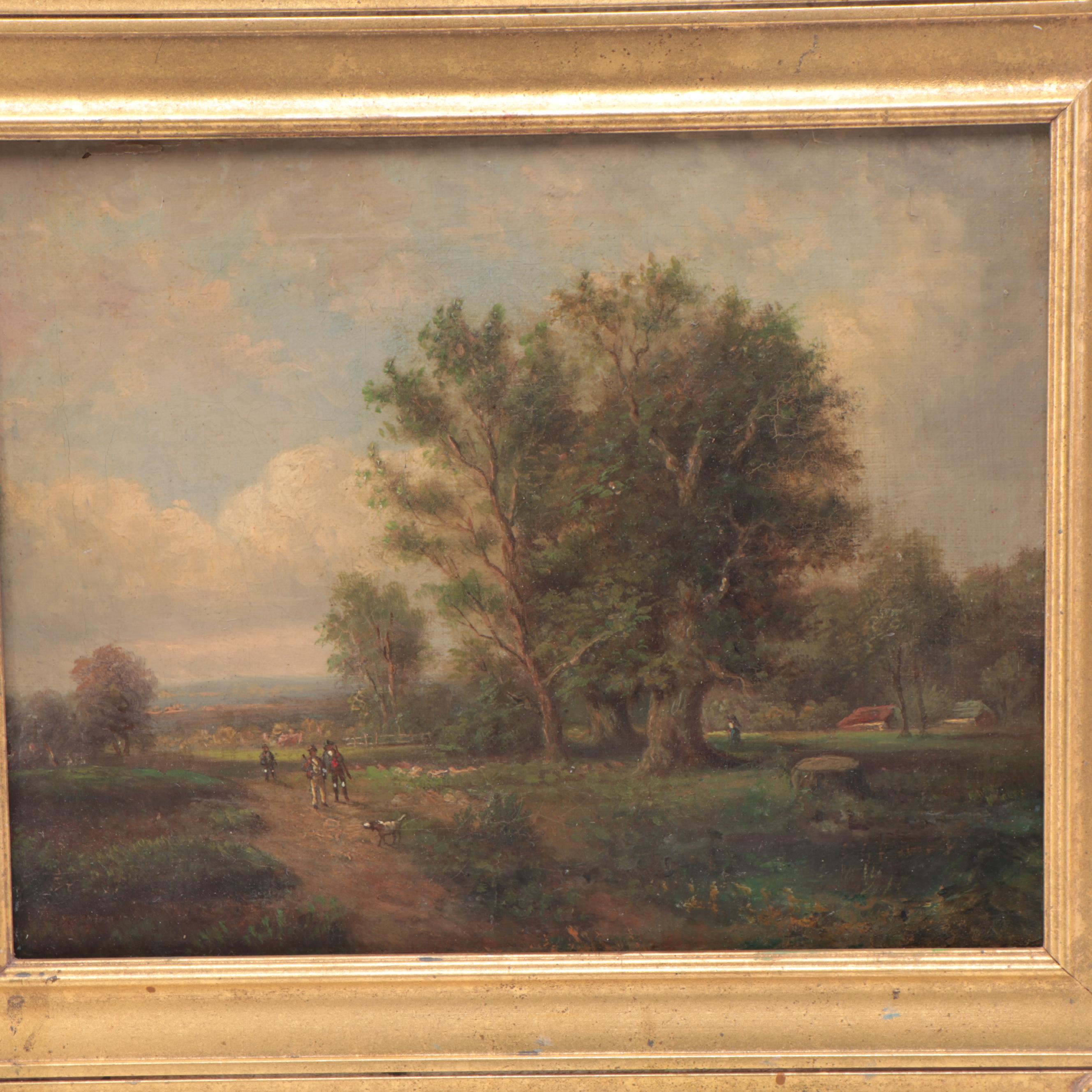 Pastoral Landscape Oil Painting