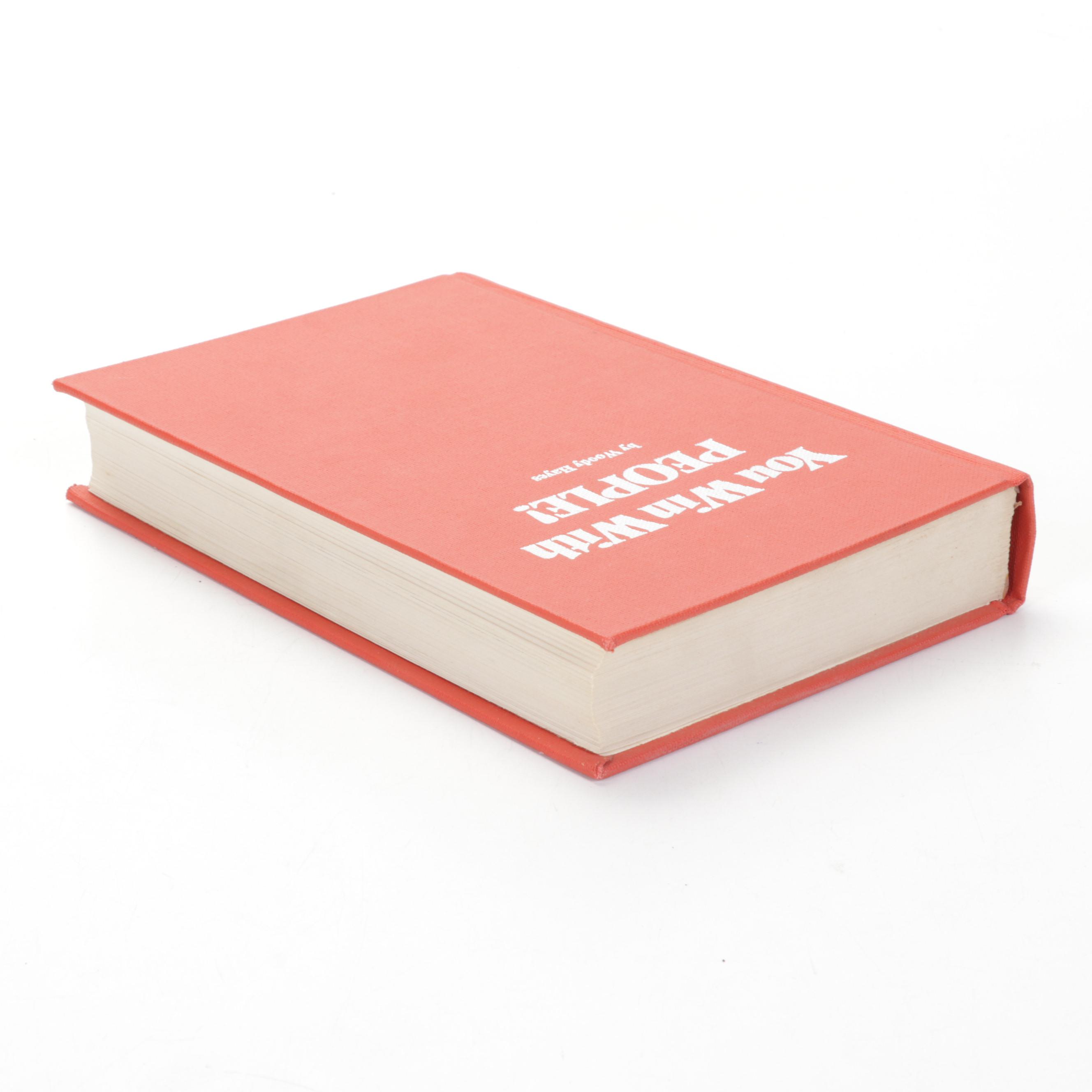 Signed "You Win with People!" by Ohio State Football Coach Woody Hayes, 1975