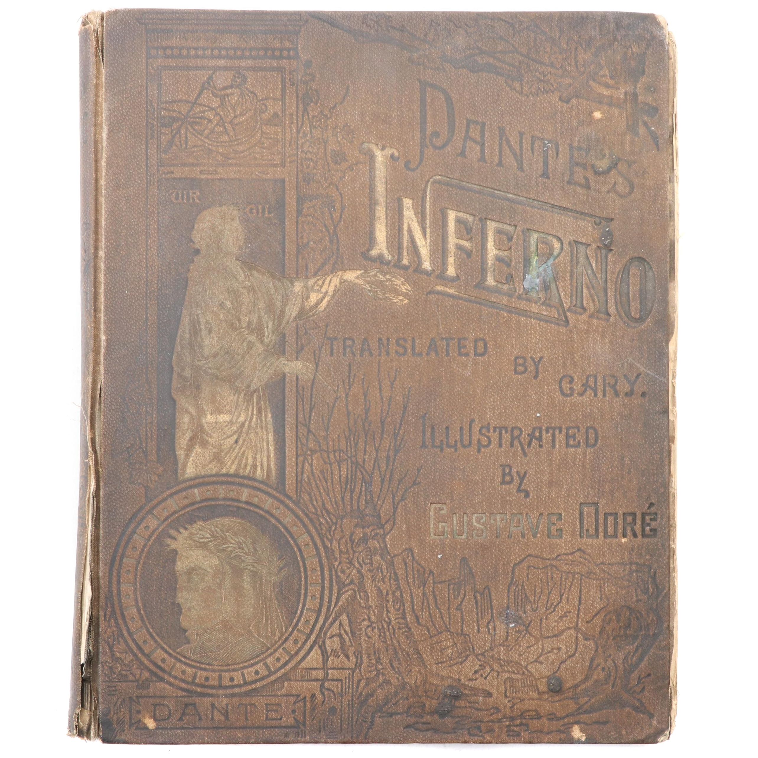 Gustave Doré Illustrated "Dante's Inferno" by Dante Alighieri, Late 19th Century
