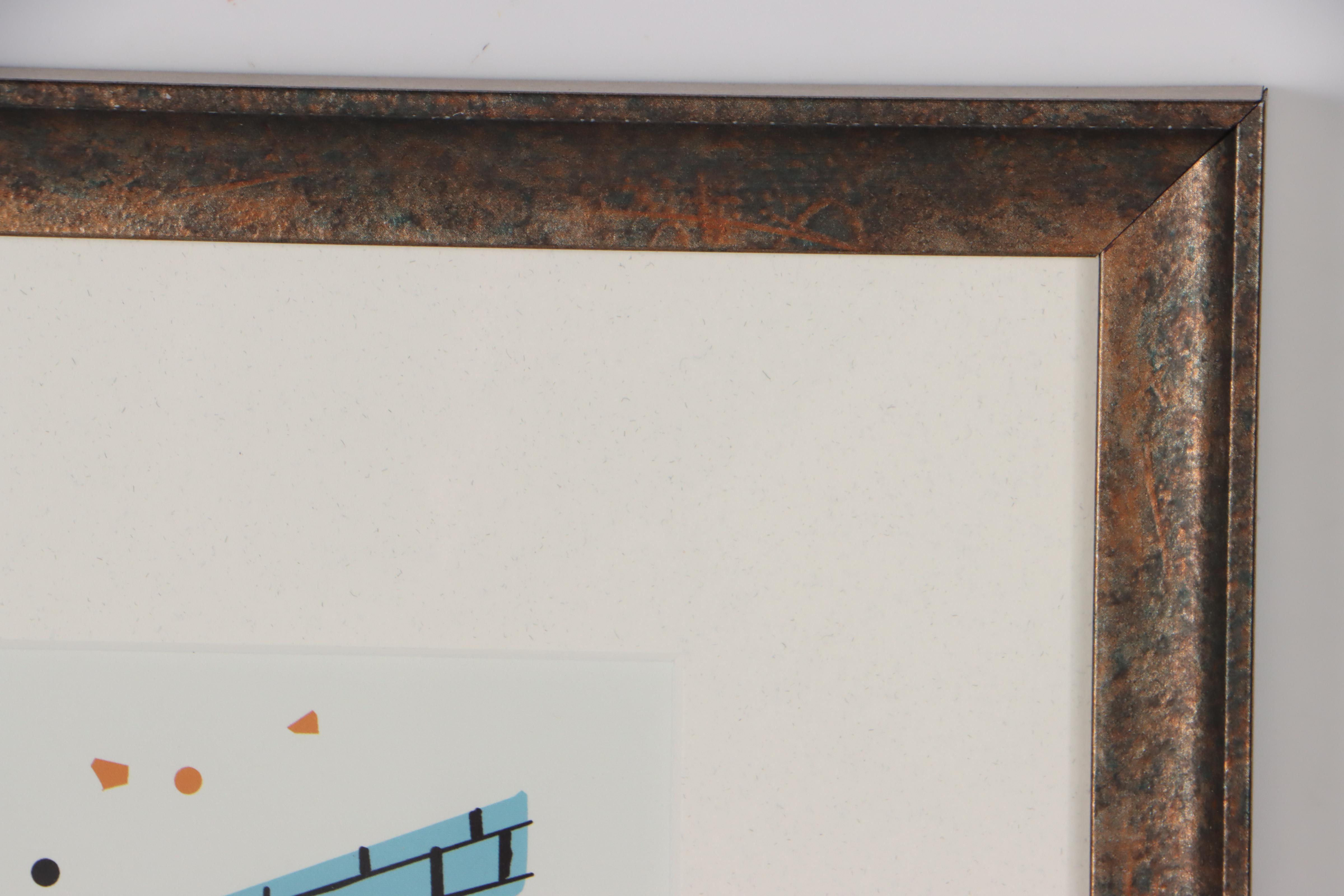 Offset Lithograph After Charley Harper "Birdfeeders"