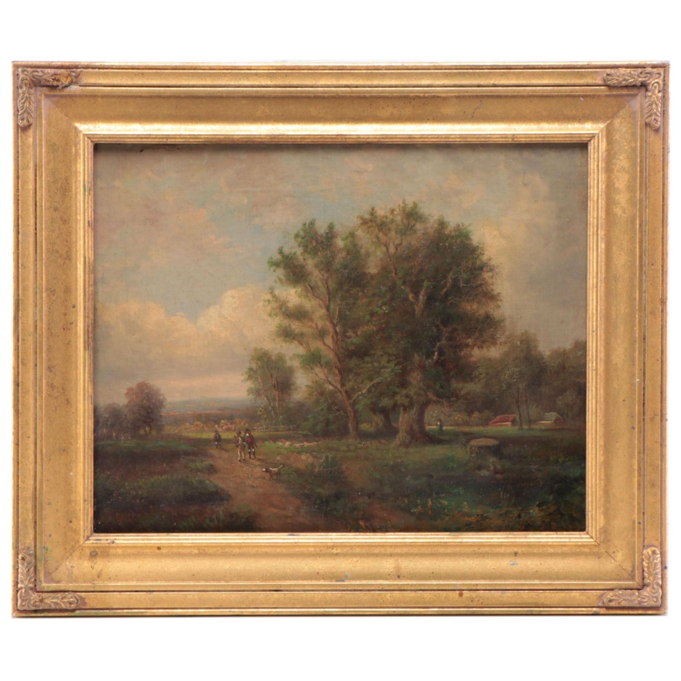 Pastoral Landscape Oil Painting