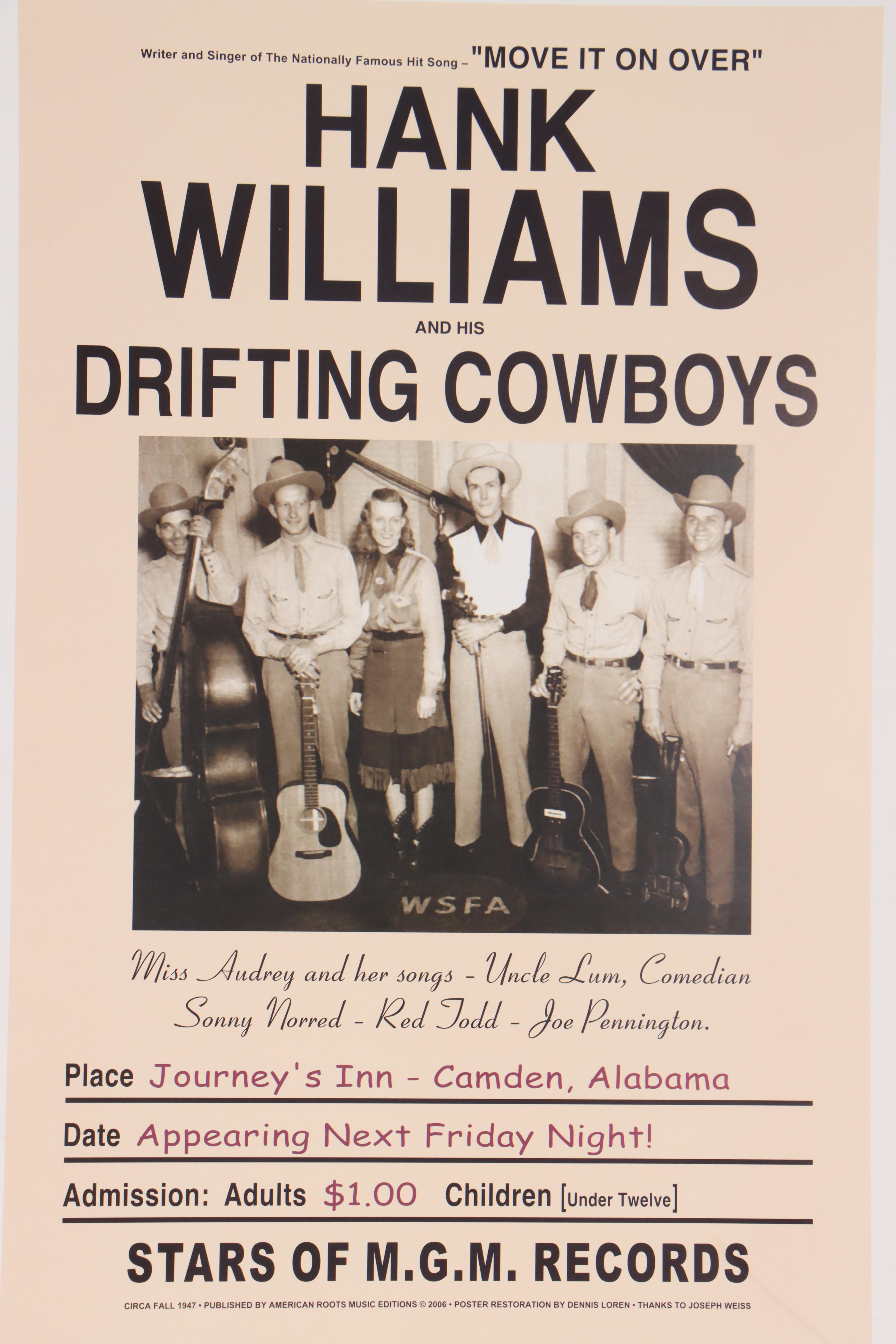 Patsy Cline, Bruce Springsteen, More Rock and Country Offset Lithograph Posters