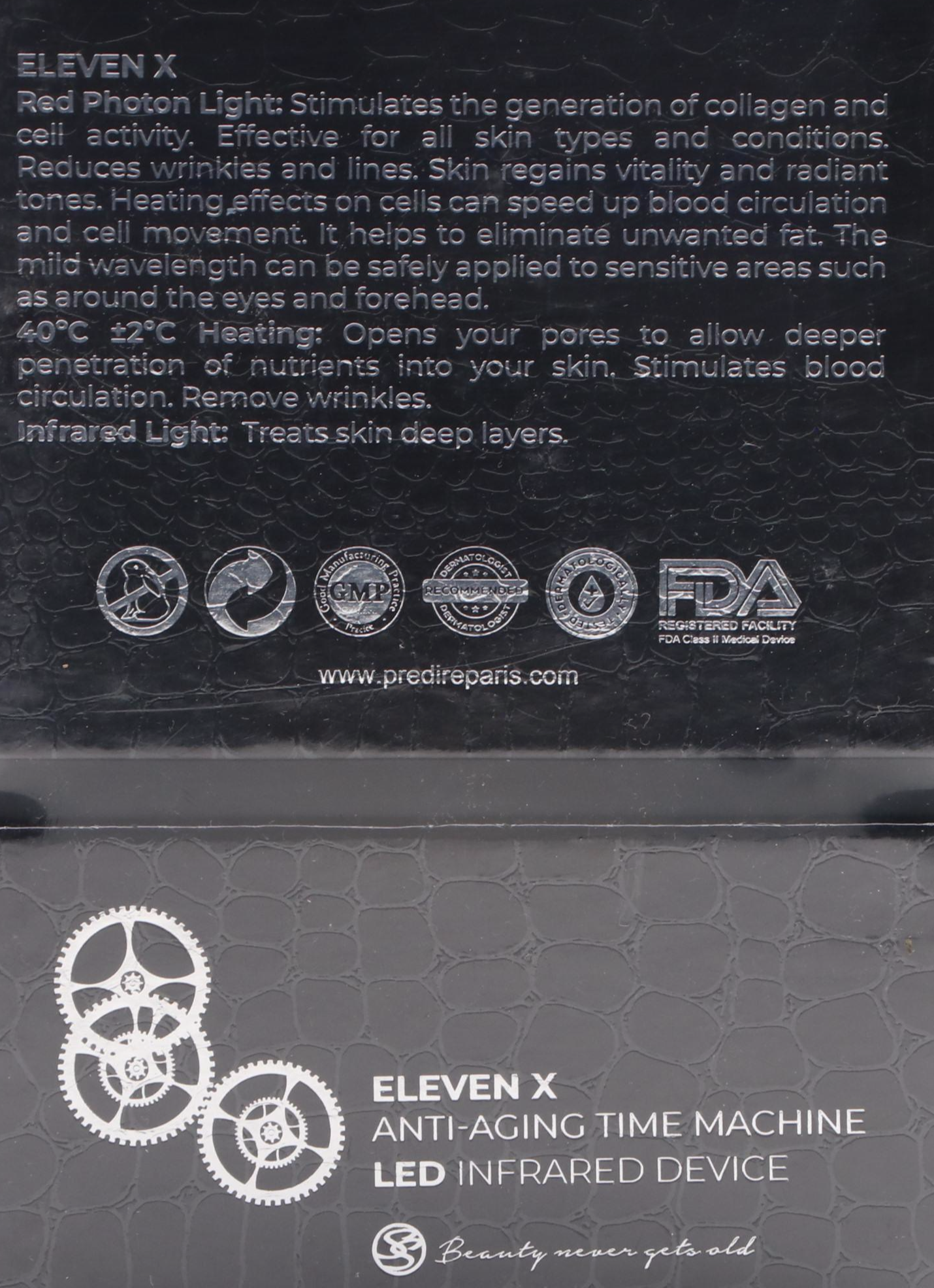 Prédiré Paris XI-X LED Infrared Anti-Aging Time Machine Device