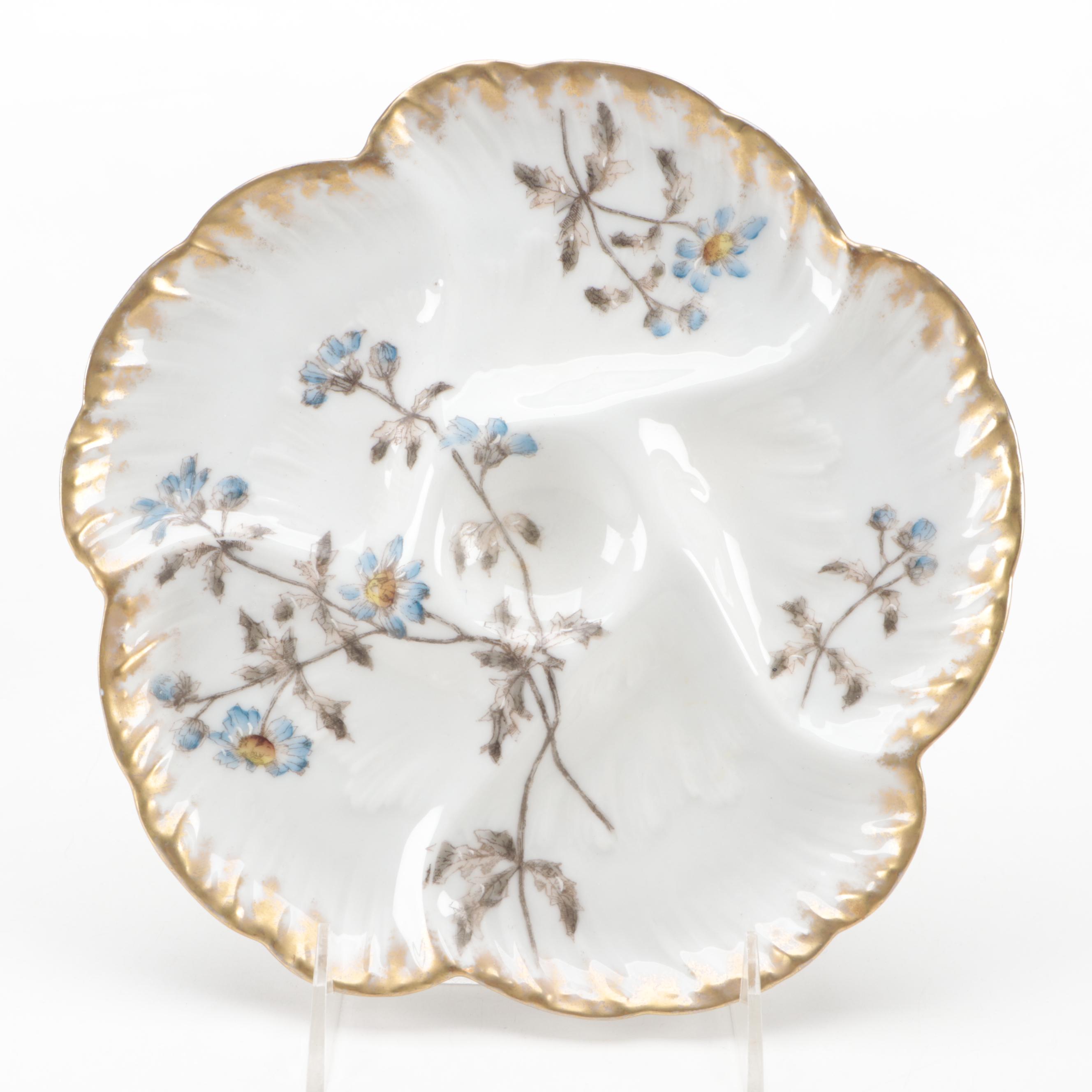 Haviland & Co. Limoges Porcelain Oyster Plates