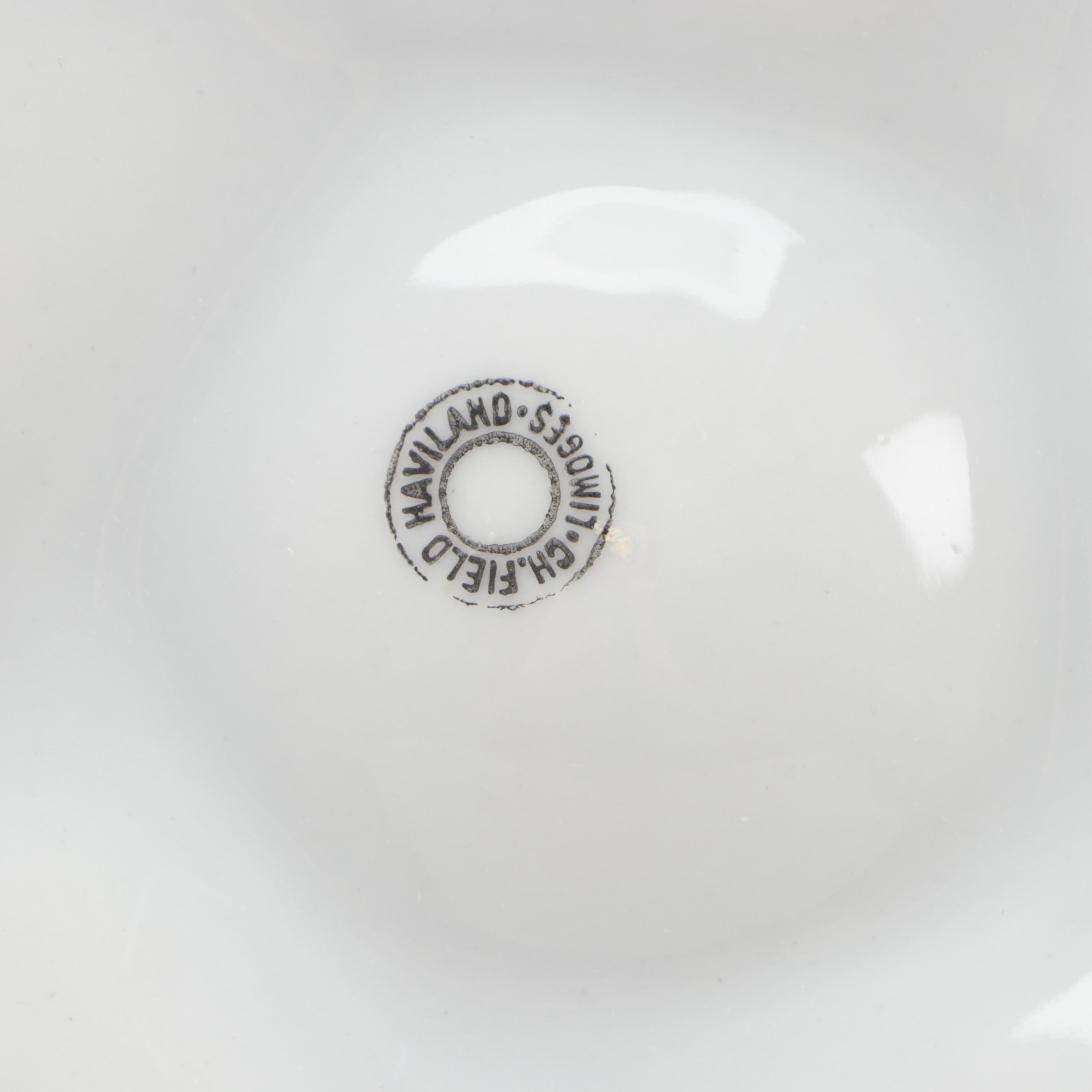 Haviland & Co. Limoges Porcelain Oyster Plates