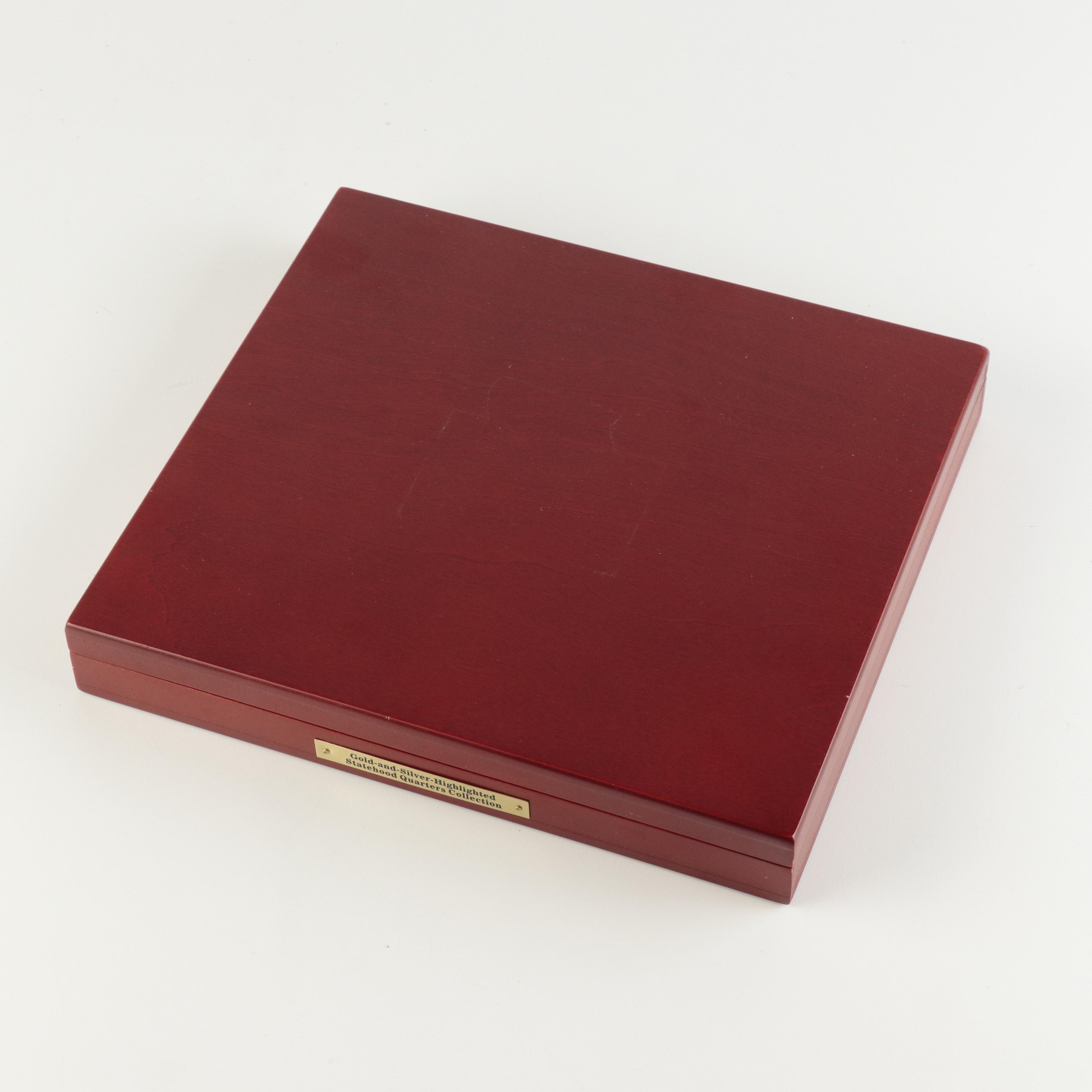 "Gold-and-Silver-Highlighted Statehood Quarters Collection" Coin Set