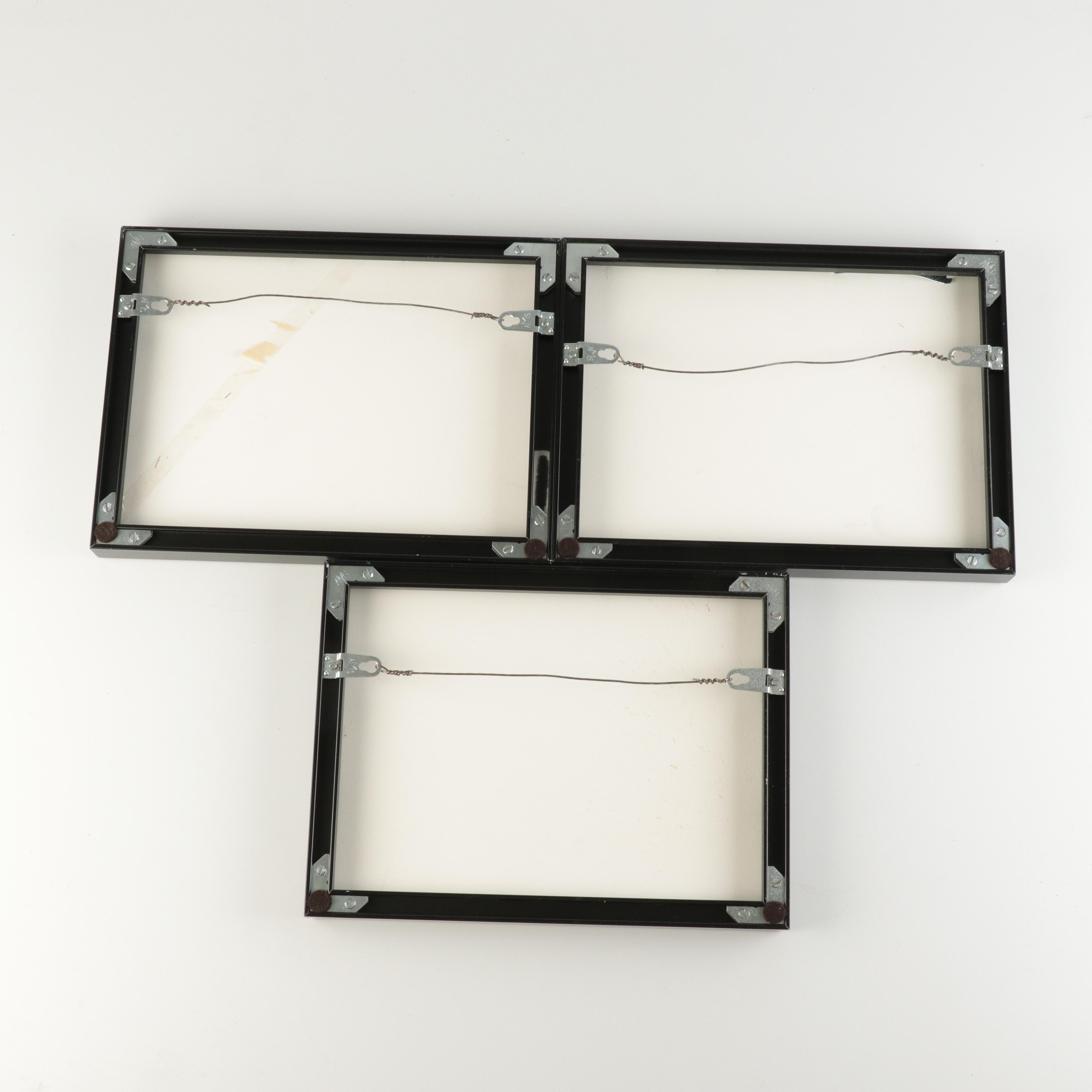 Three Framed Vintage First Day Covers