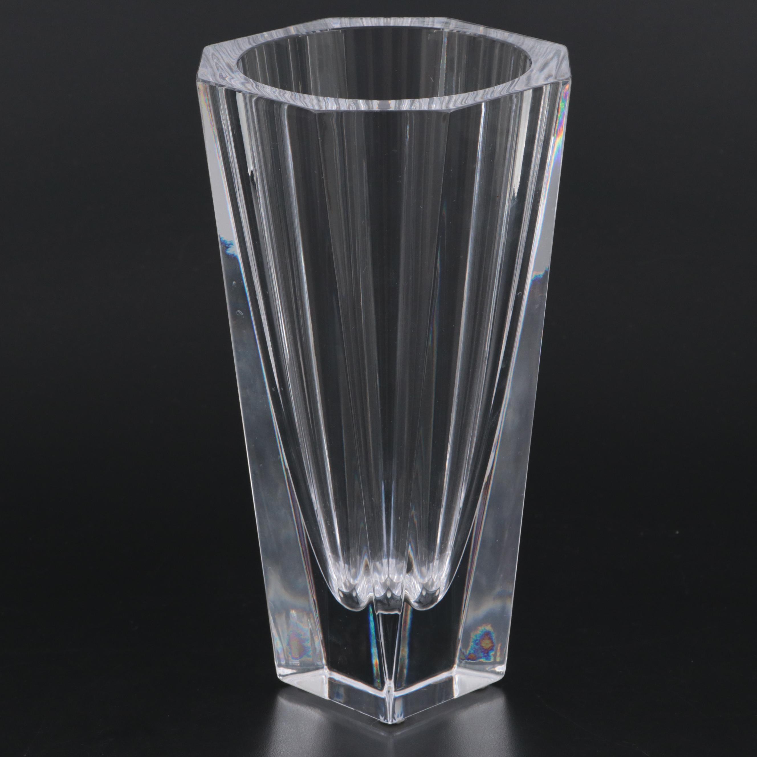 Lars Hellsten  for Orrefors Crystal "Odyssey" Vase and Bowls