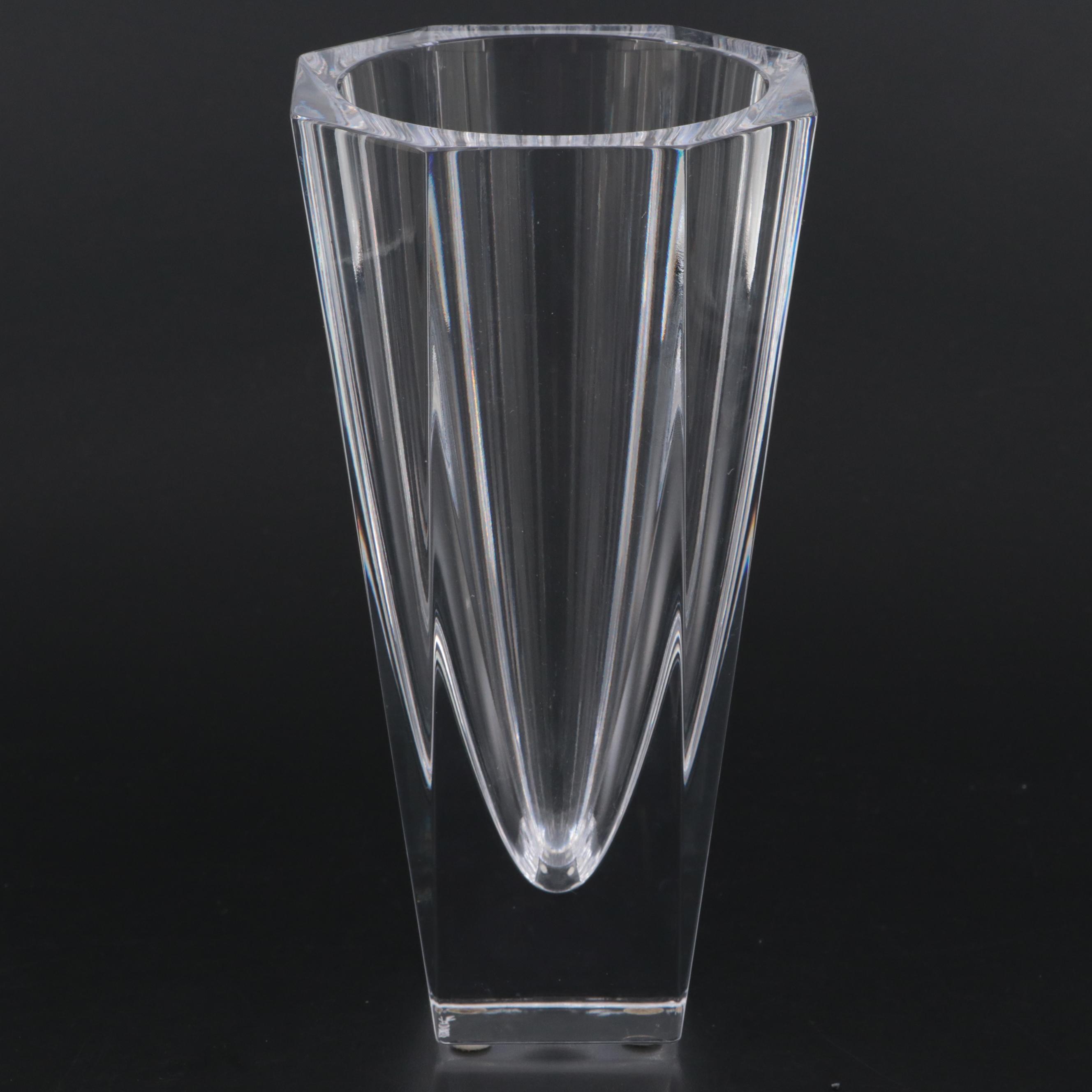 Lars Hellsten  for Orrefors Crystal "Odyssey" Vase and Bowls