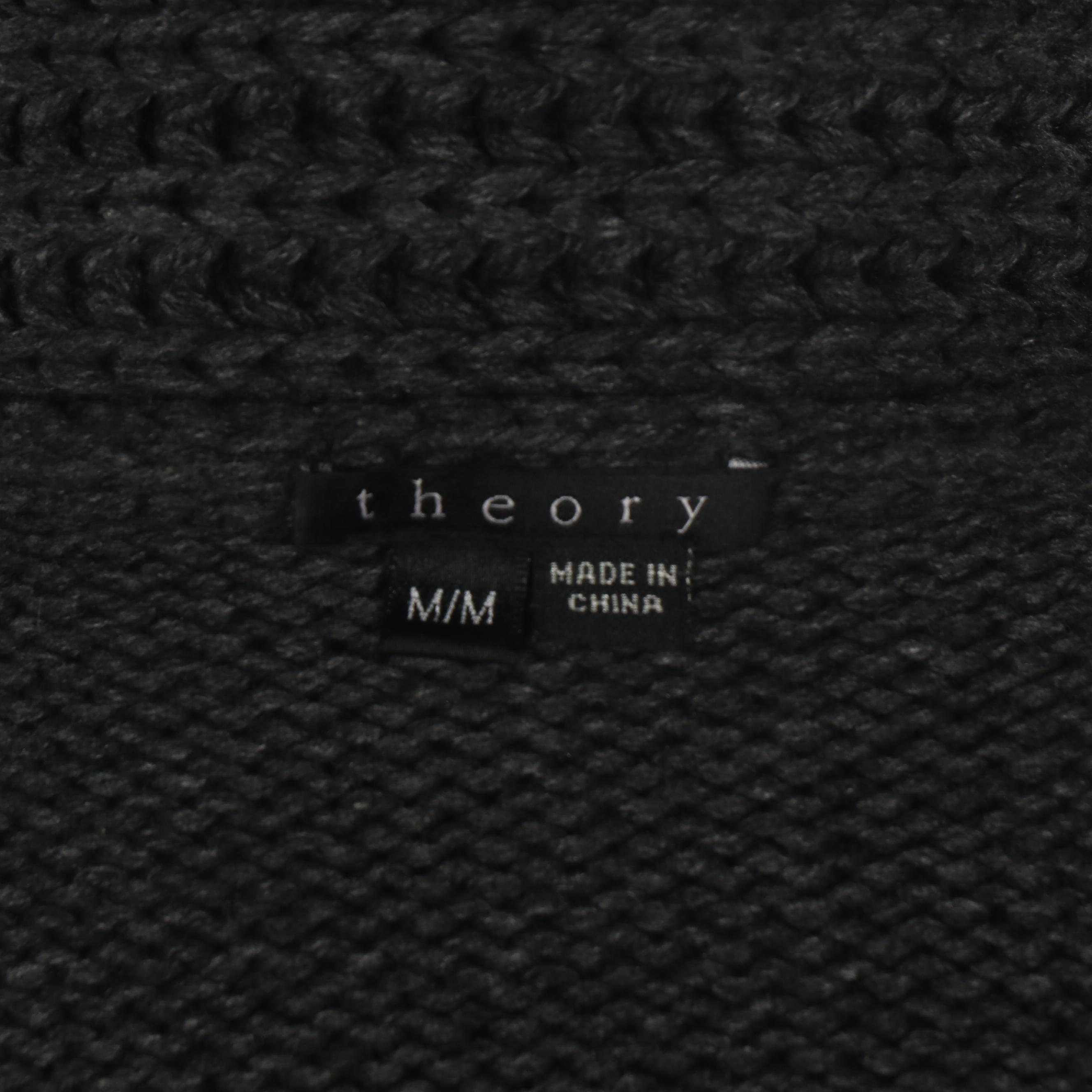 Tory Burch White Cargo Pants with Theory Knit Sweater