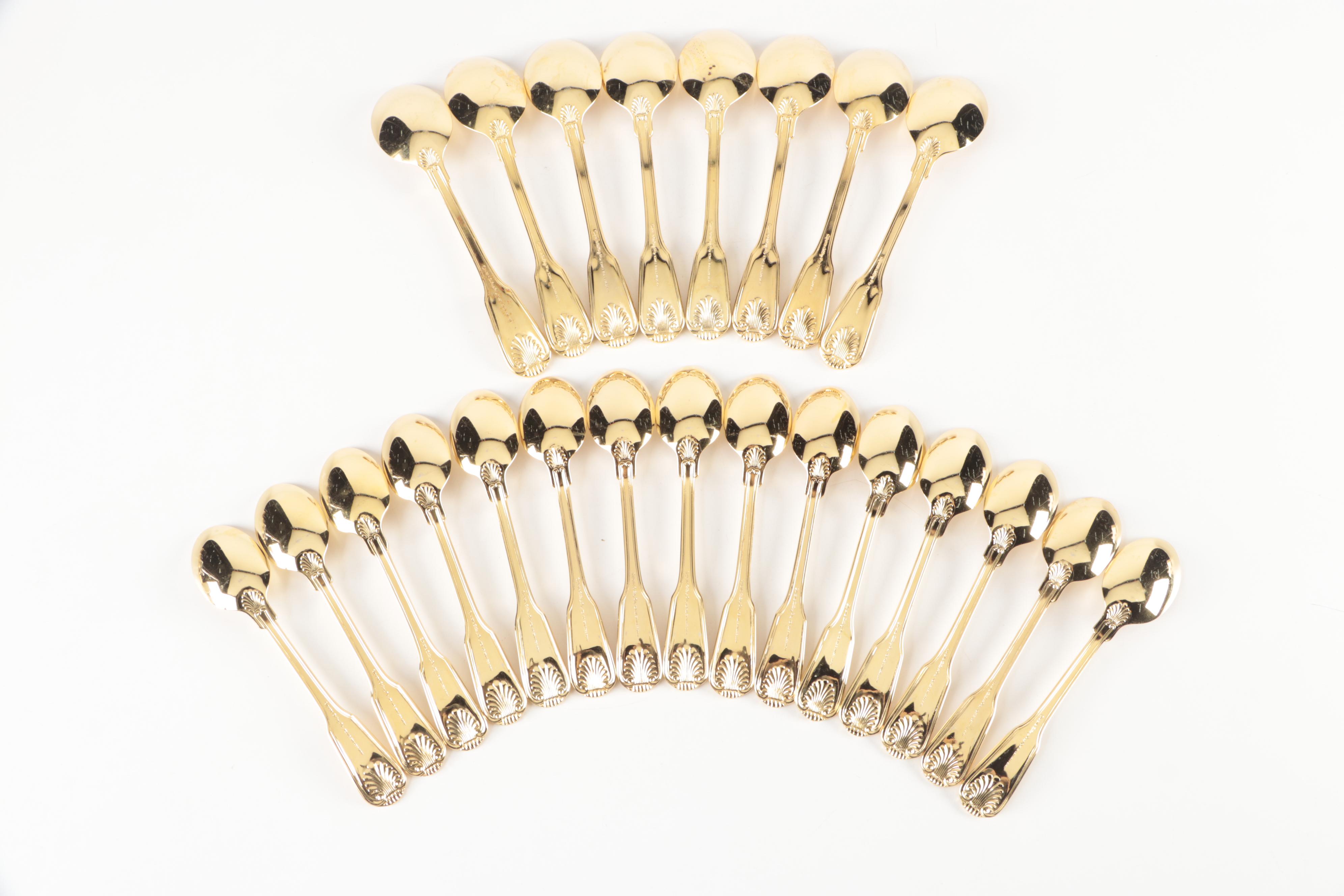 Supreme Cutlery by Towle "Golden London Shell" Stainless Steel Flatware