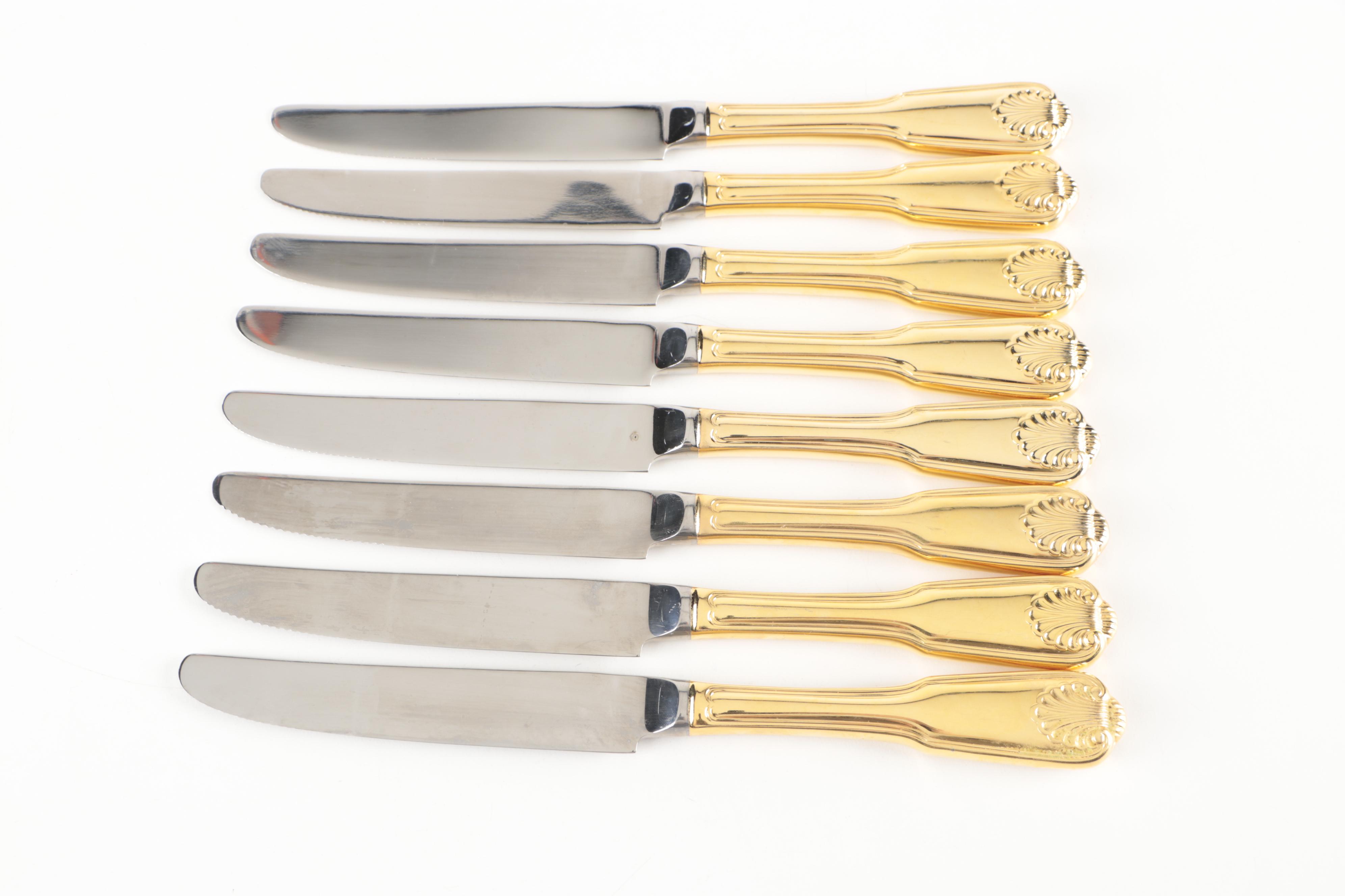 Supreme Cutlery by Towle "Golden London Shell" Stainless Steel Flatware