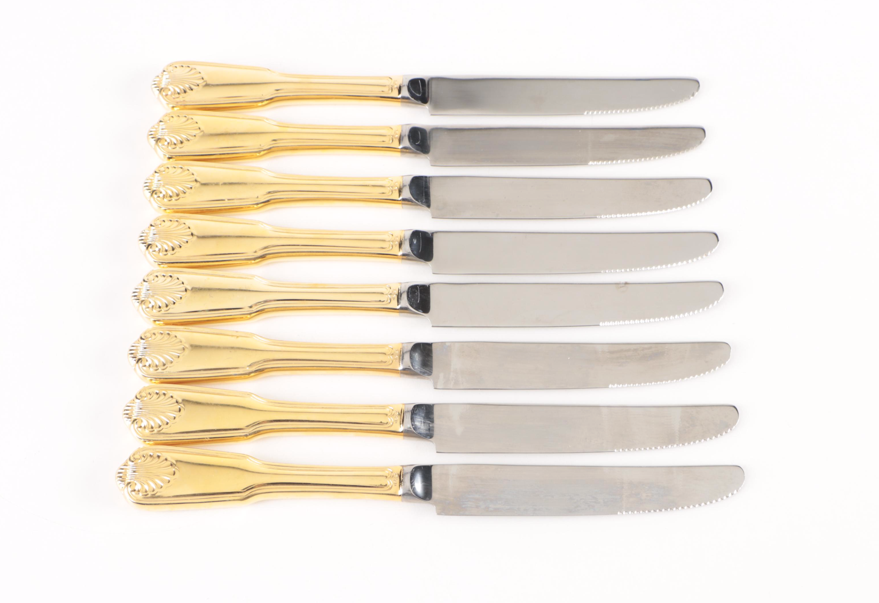 Supreme Cutlery by Towle "Golden London Shell" Stainless Steel Flatware
