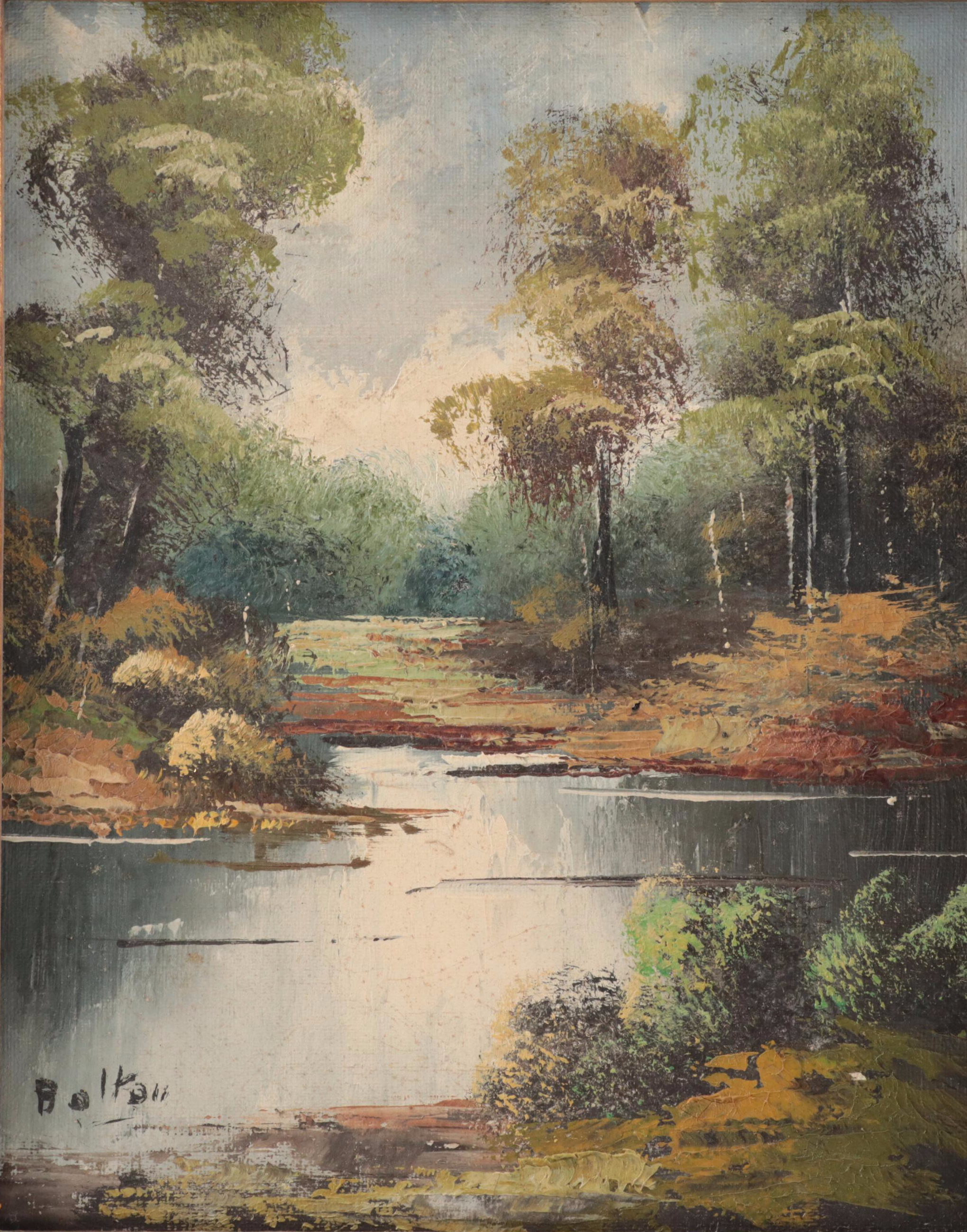 Bolton Idyllic Landscape Oil Painting