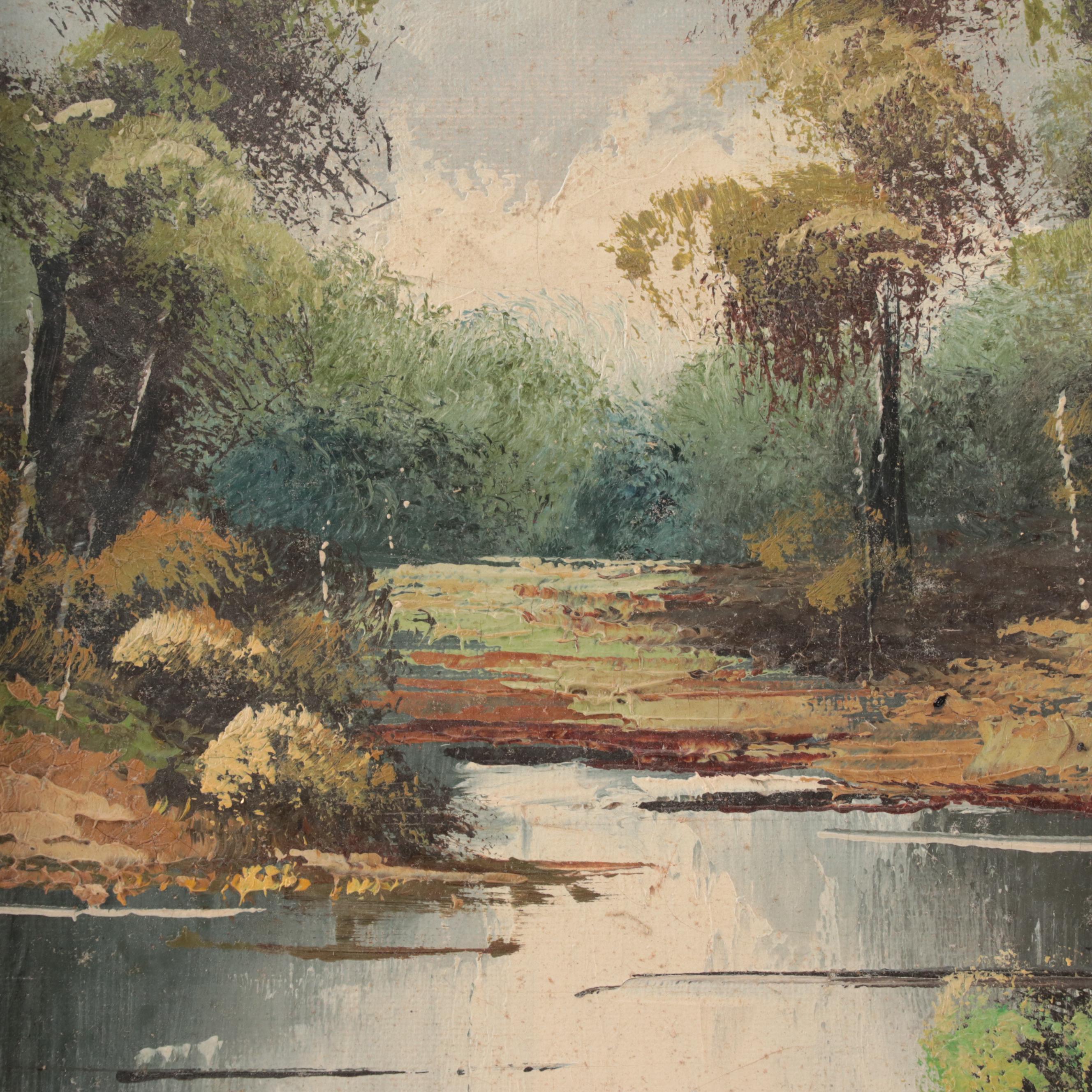 Bolton Idyllic Landscape Oil Painting