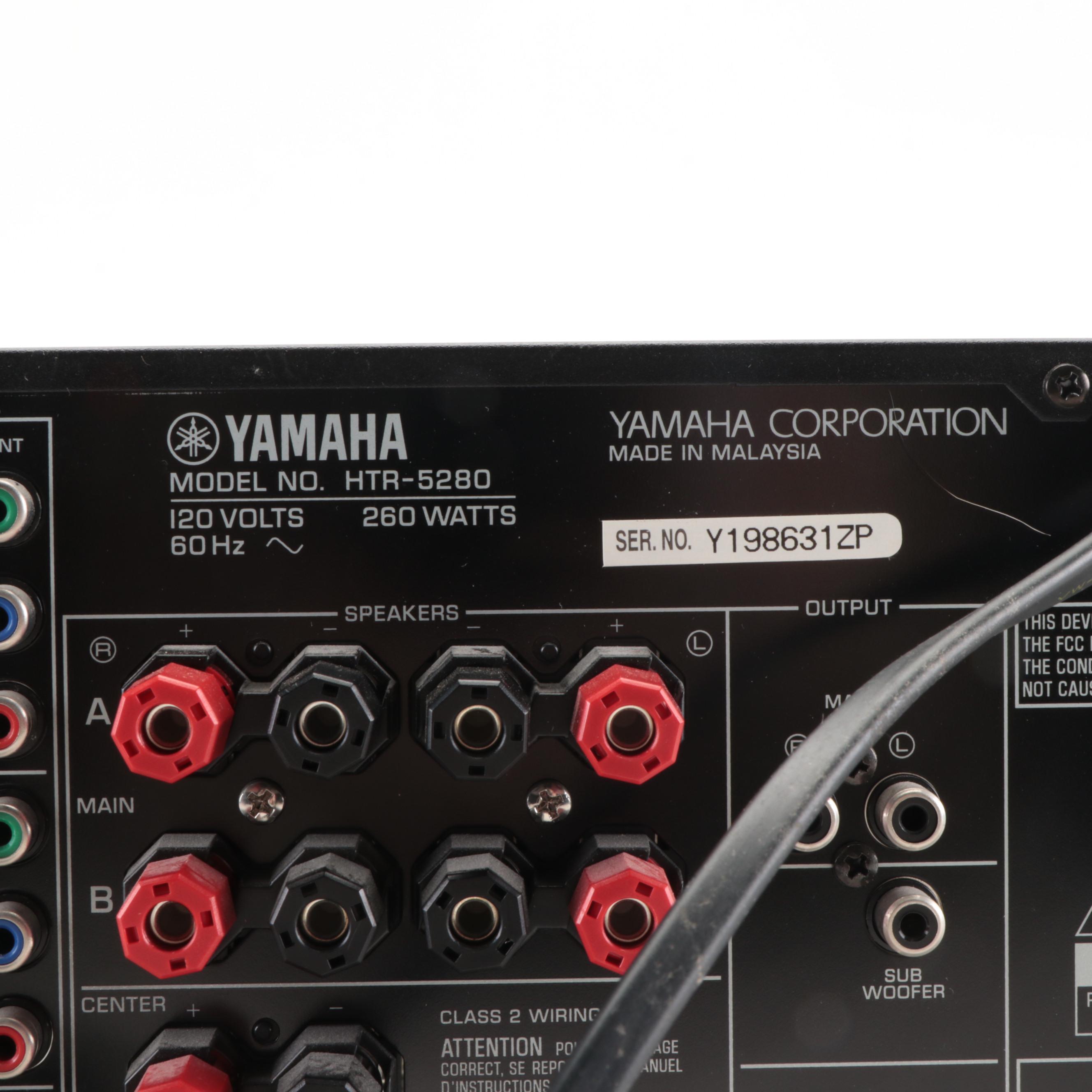 Yamaha HTR-5280 Natural Sound AV Receiver