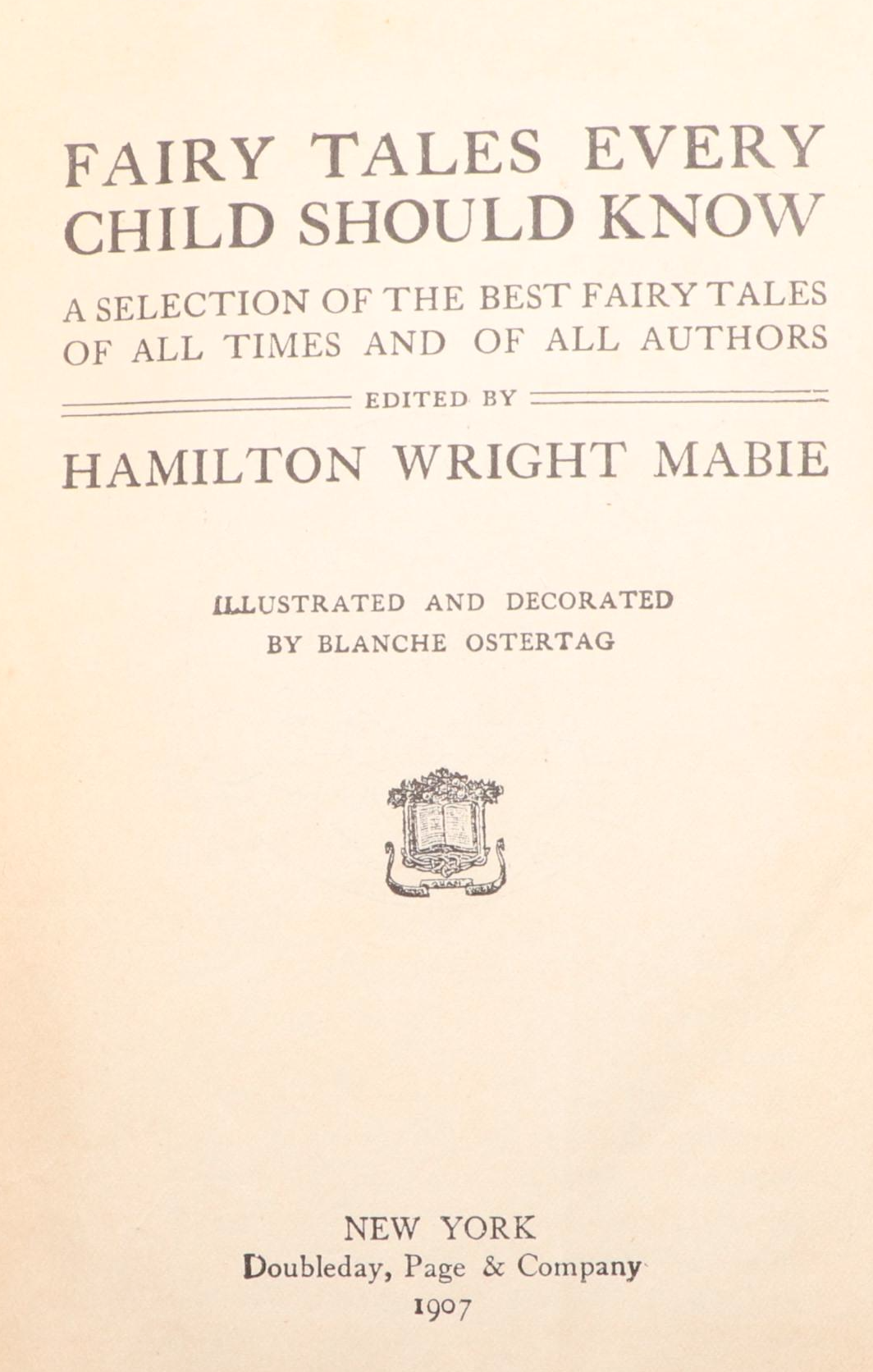 "ECSK Library" Series Including First Editions, 1907–1909