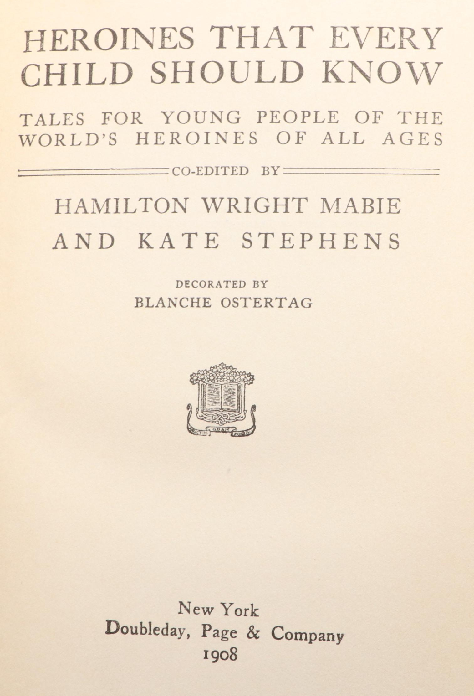 "ECSK Library" Series Including First Editions, 1907–1909
