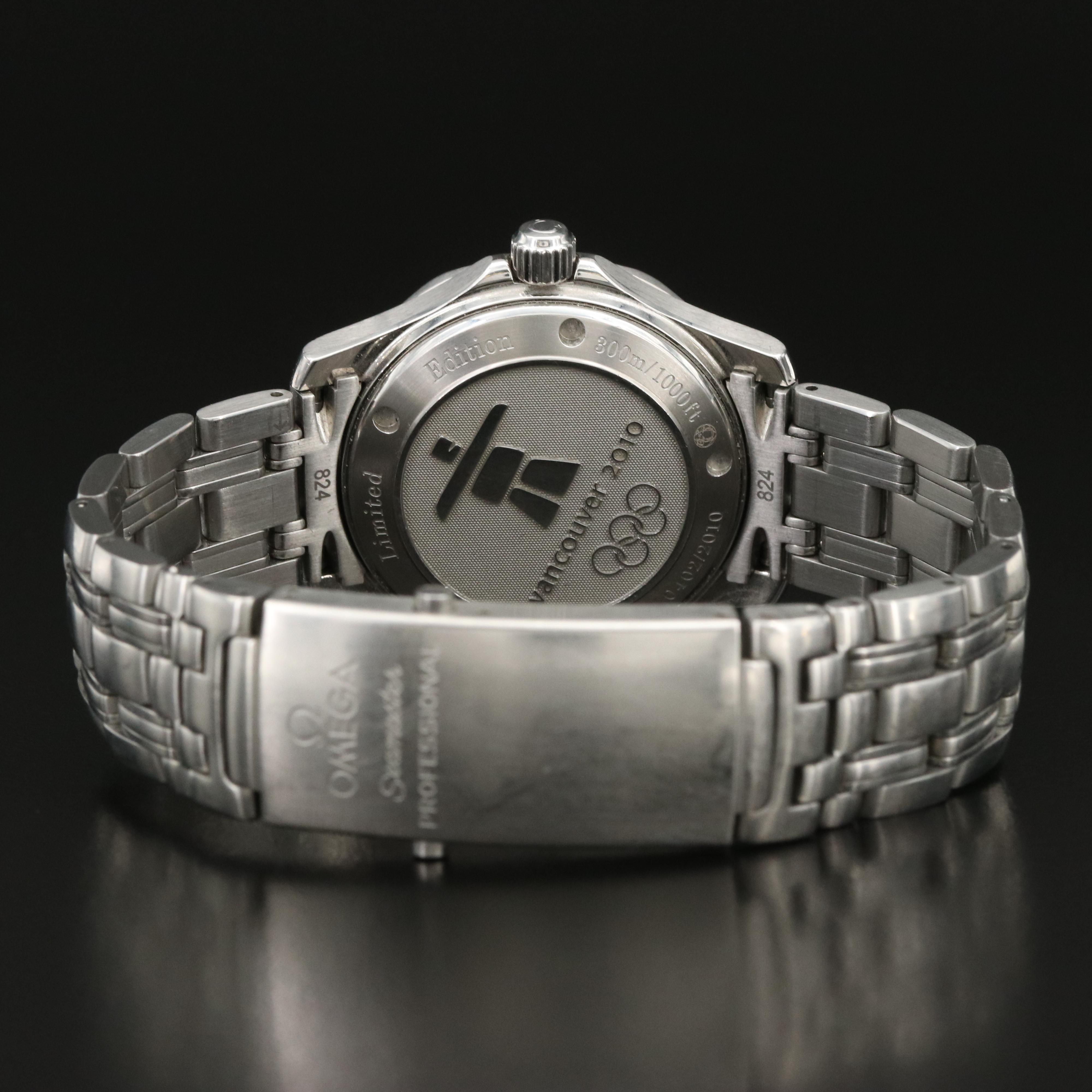 Omega Seamaster Limited Edition Vancouver 2010 Olympic Tribute Watch