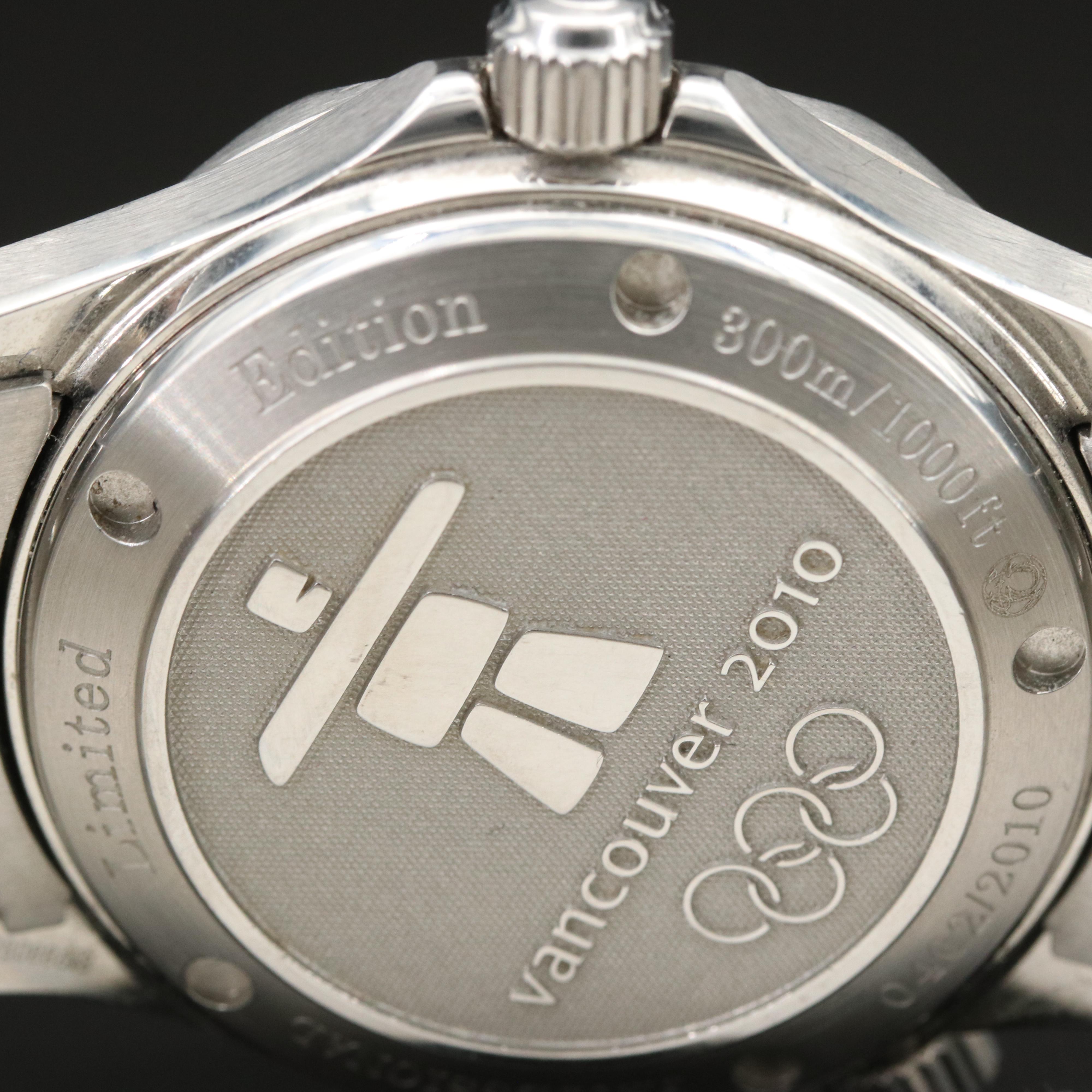 Omega Seamaster Limited Edition Vancouver 2010 Olympic Tribute Watch