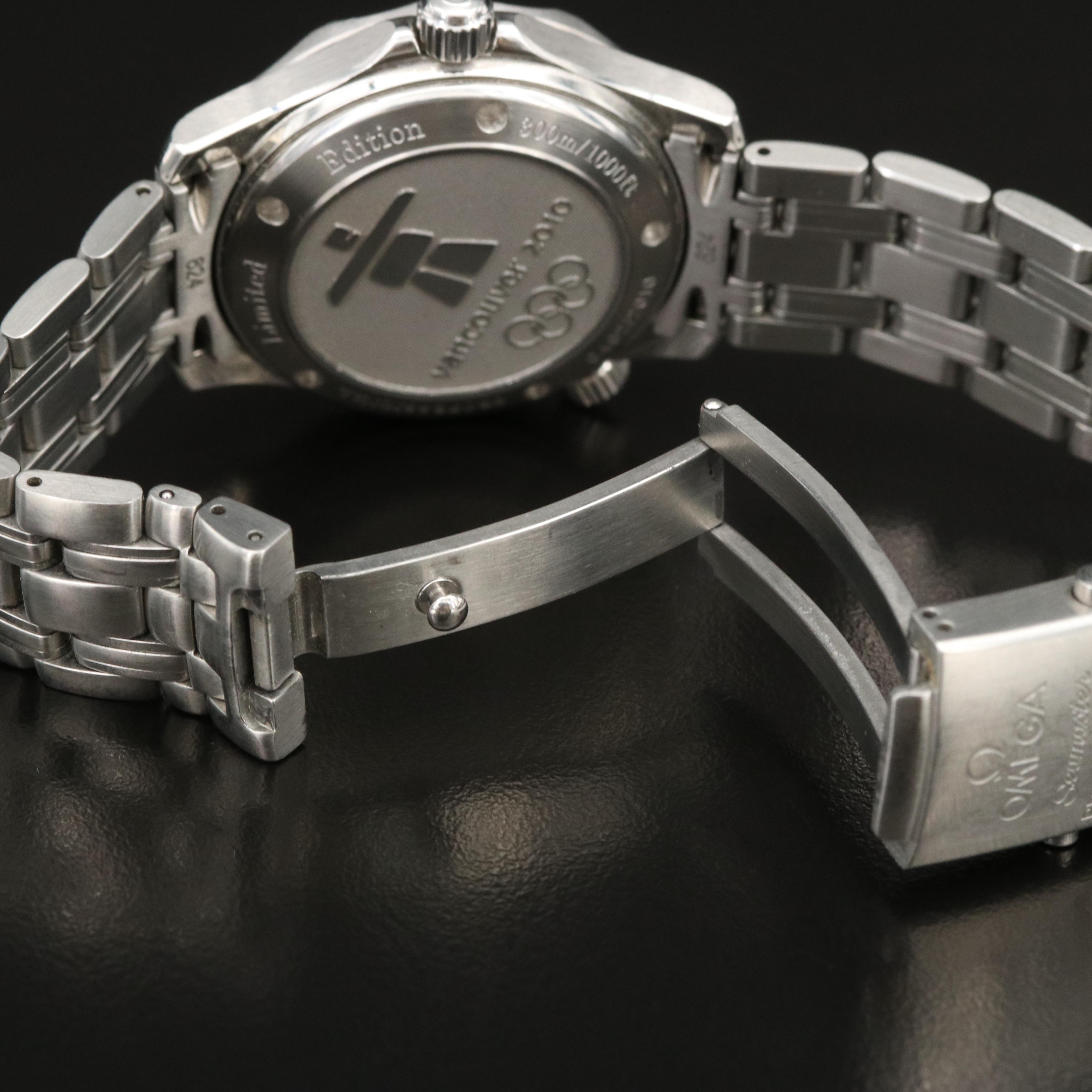 Omega Seamaster Limited Edition Vancouver 2010 Olympic Tribute Watch