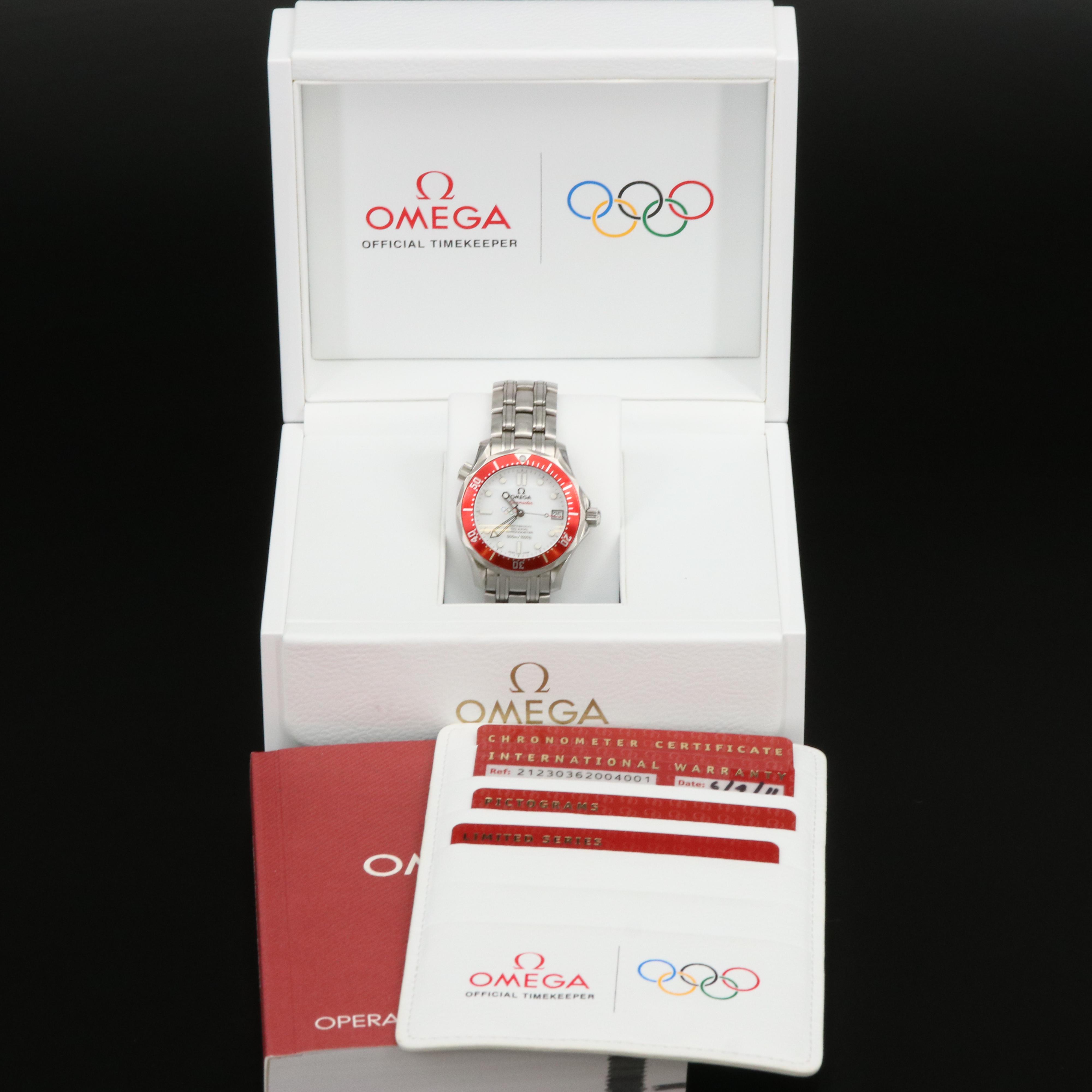 Omega Seamaster Limited Edition Vancouver 2010 Olympic Tribute Watch