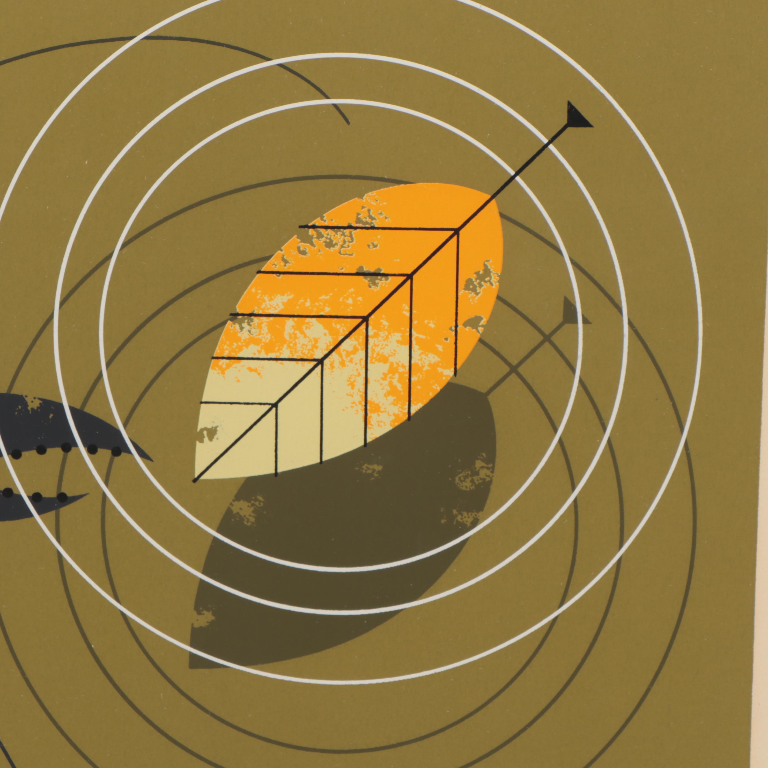 Charley Harper Serigraph "Crayfish Molting (Unzipped)," 1970