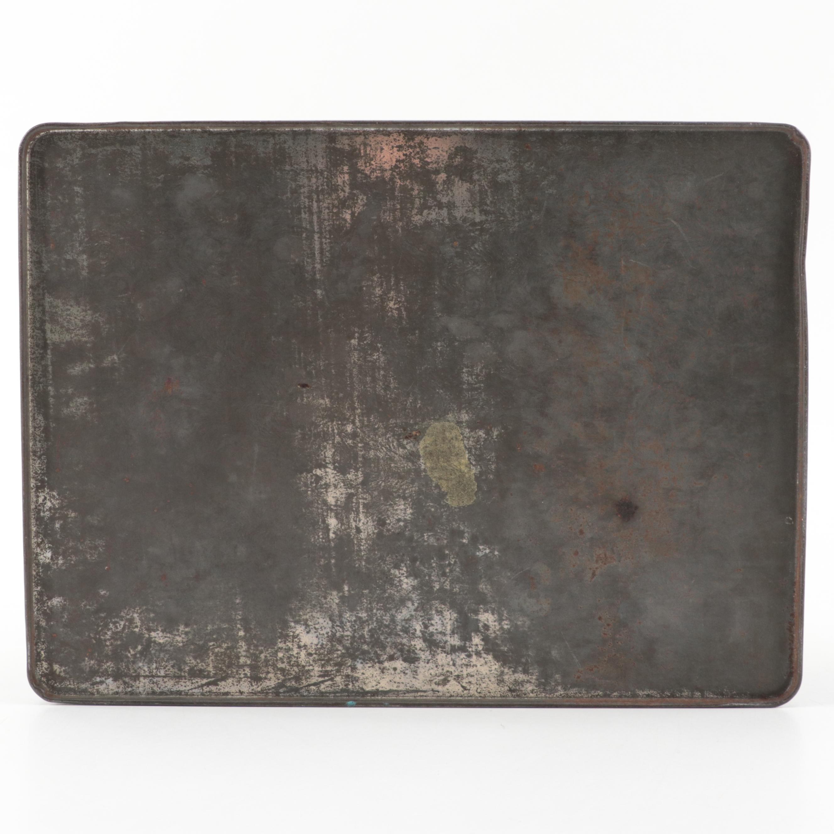 Yerba Mate Gourd Set with Marquetry Horse Mirror Compacts and Tin-Litho Box