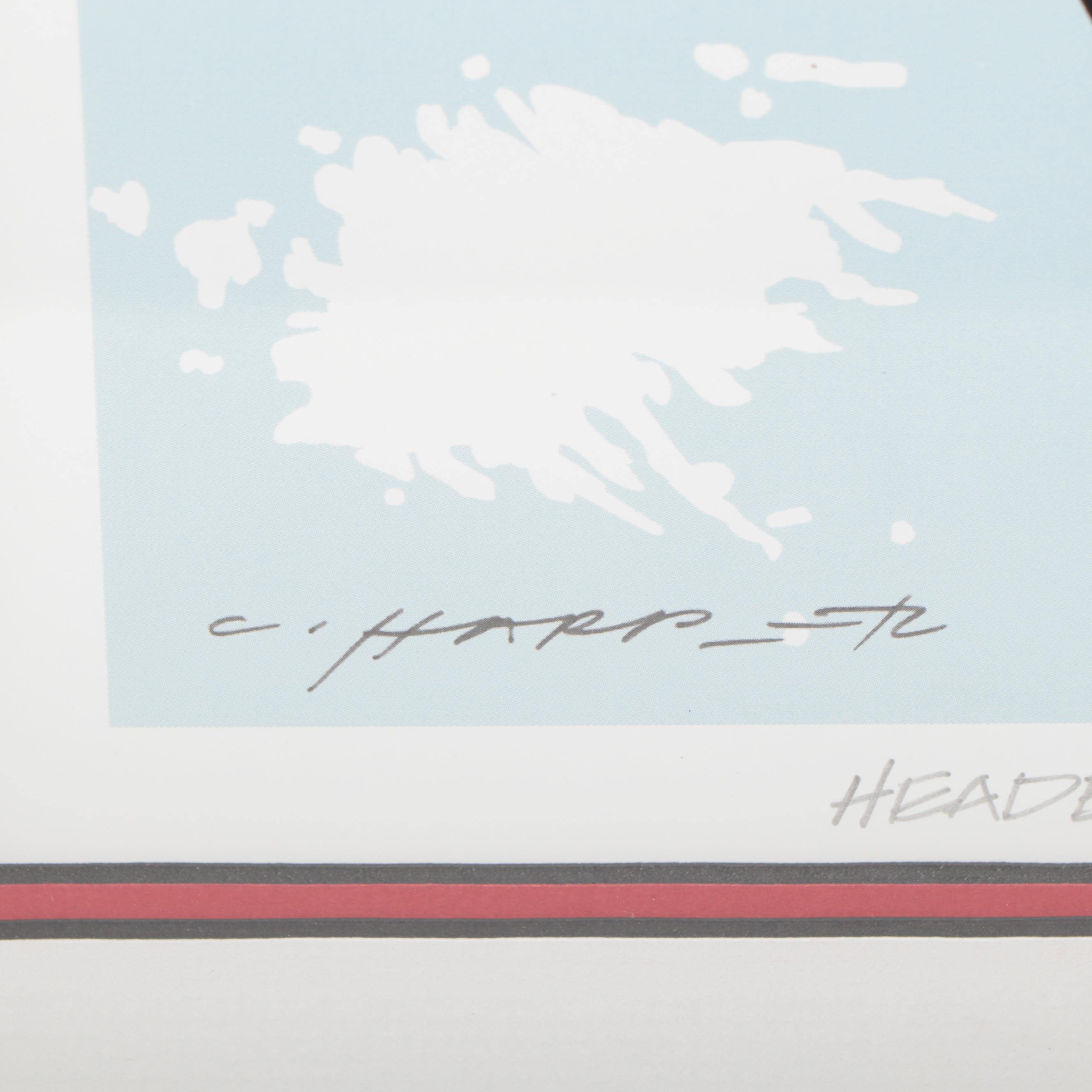 Offset Lithograph After Charley Harper "Headbanger"