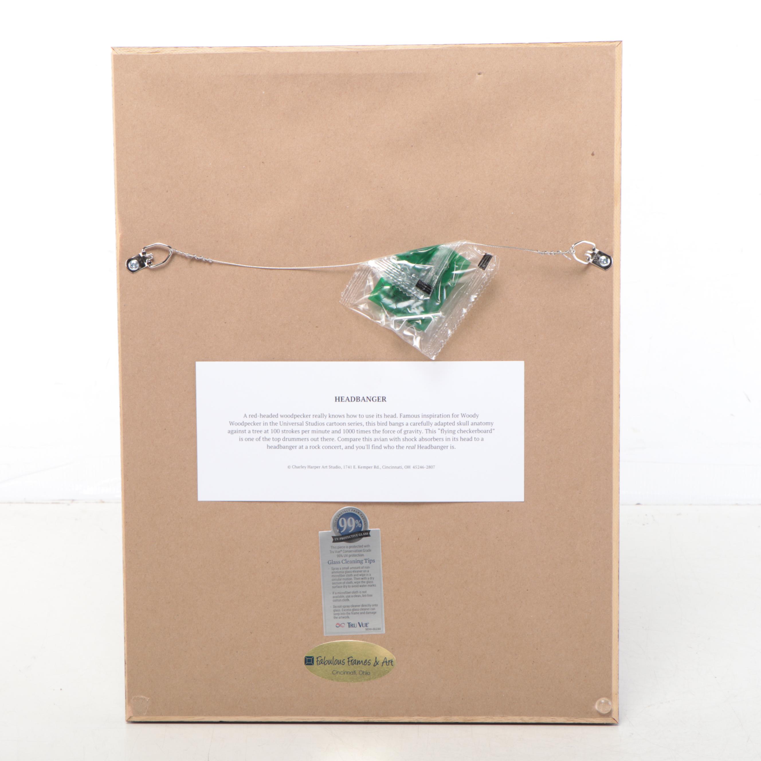 Offset Lithograph After Charley Harper "Headbanger"