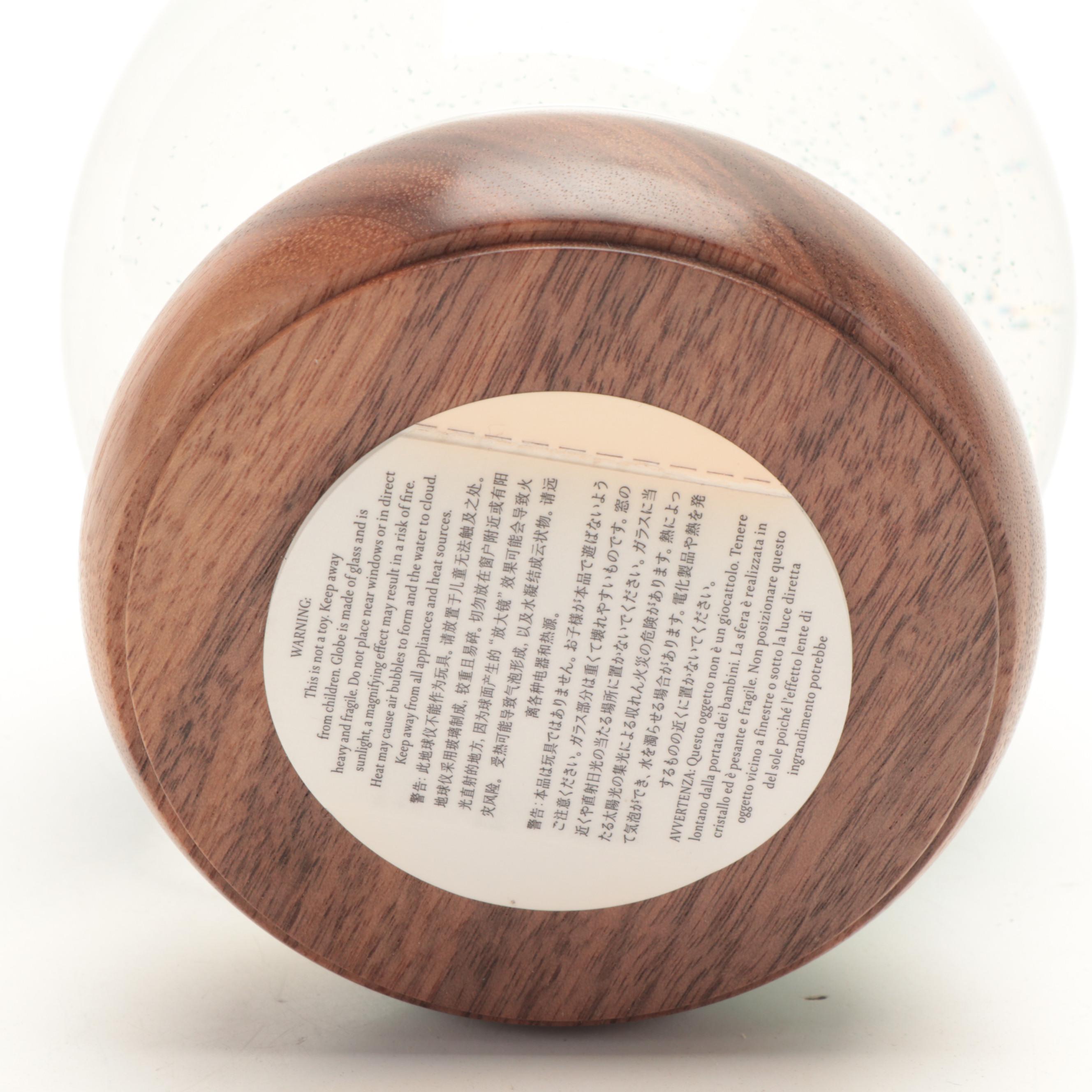 Tiffany & Co. Snow Globe with Sterling Silver Accent Band