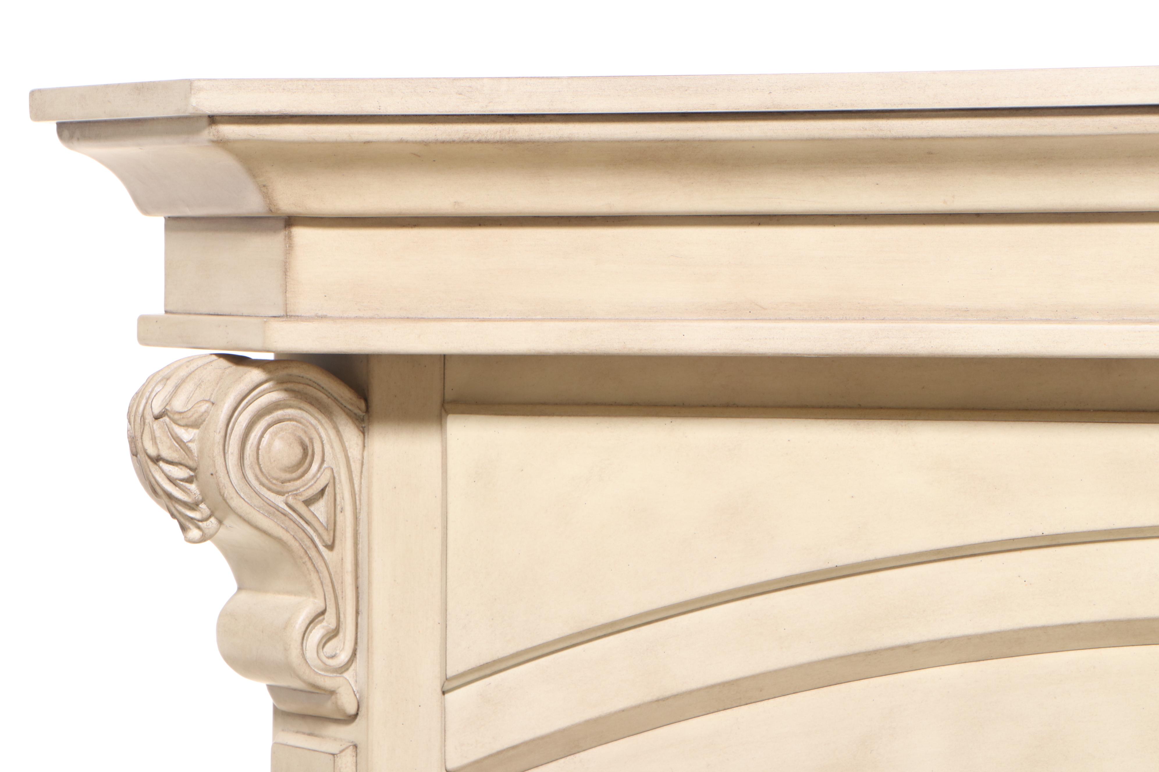 Dimplex Electric Fireplace Heater with Painted Mantel Cabinet