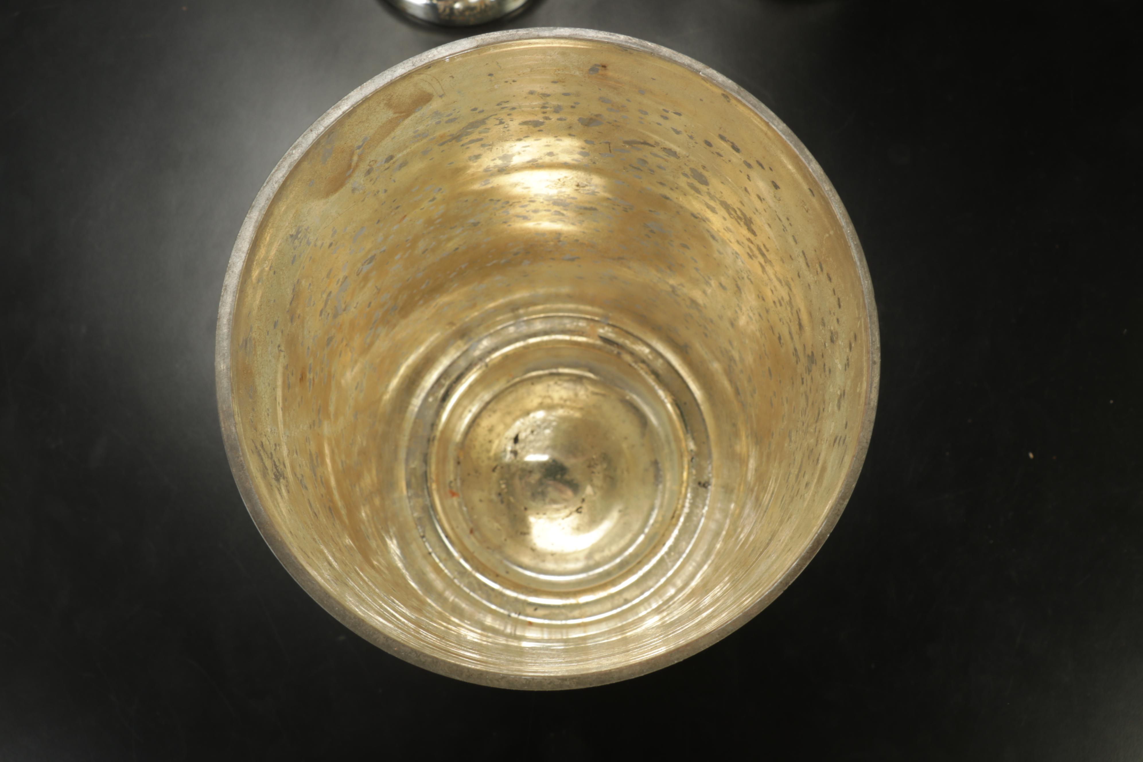 Mercury Glass Candle Holders and Vases