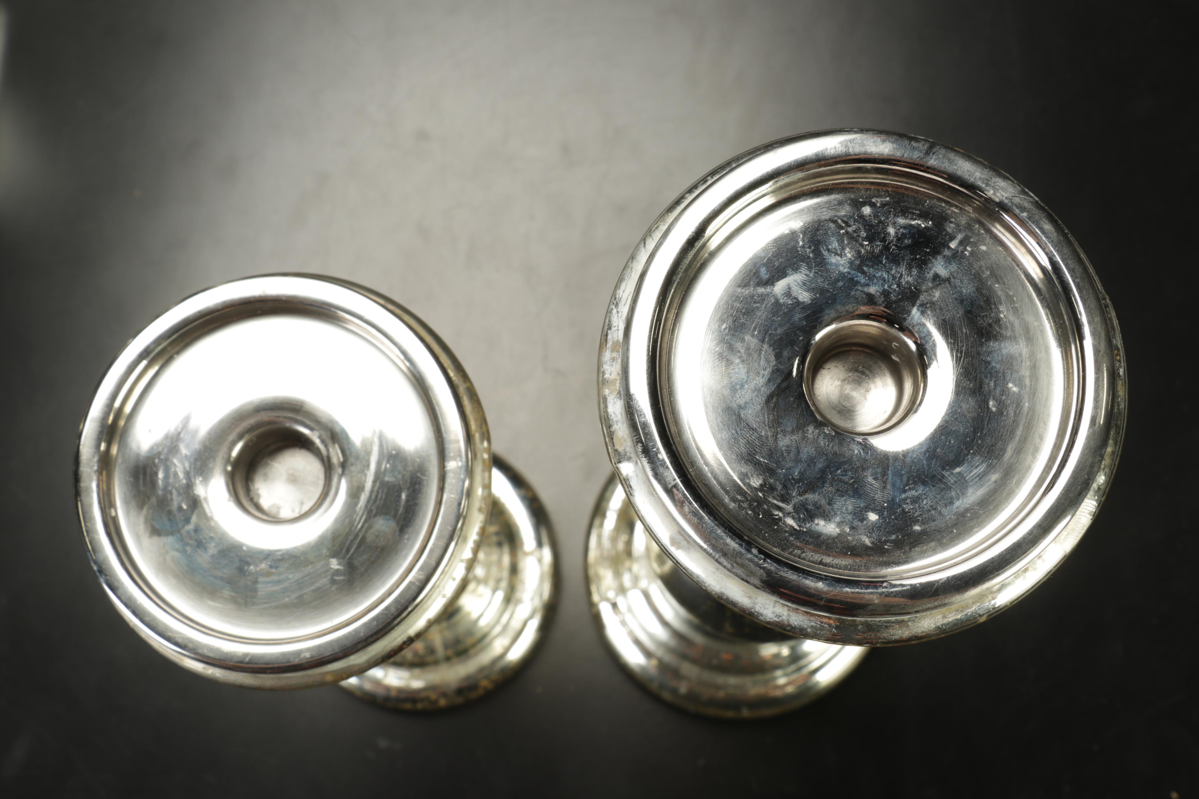 Mercury Glass Candle Holders and Vases