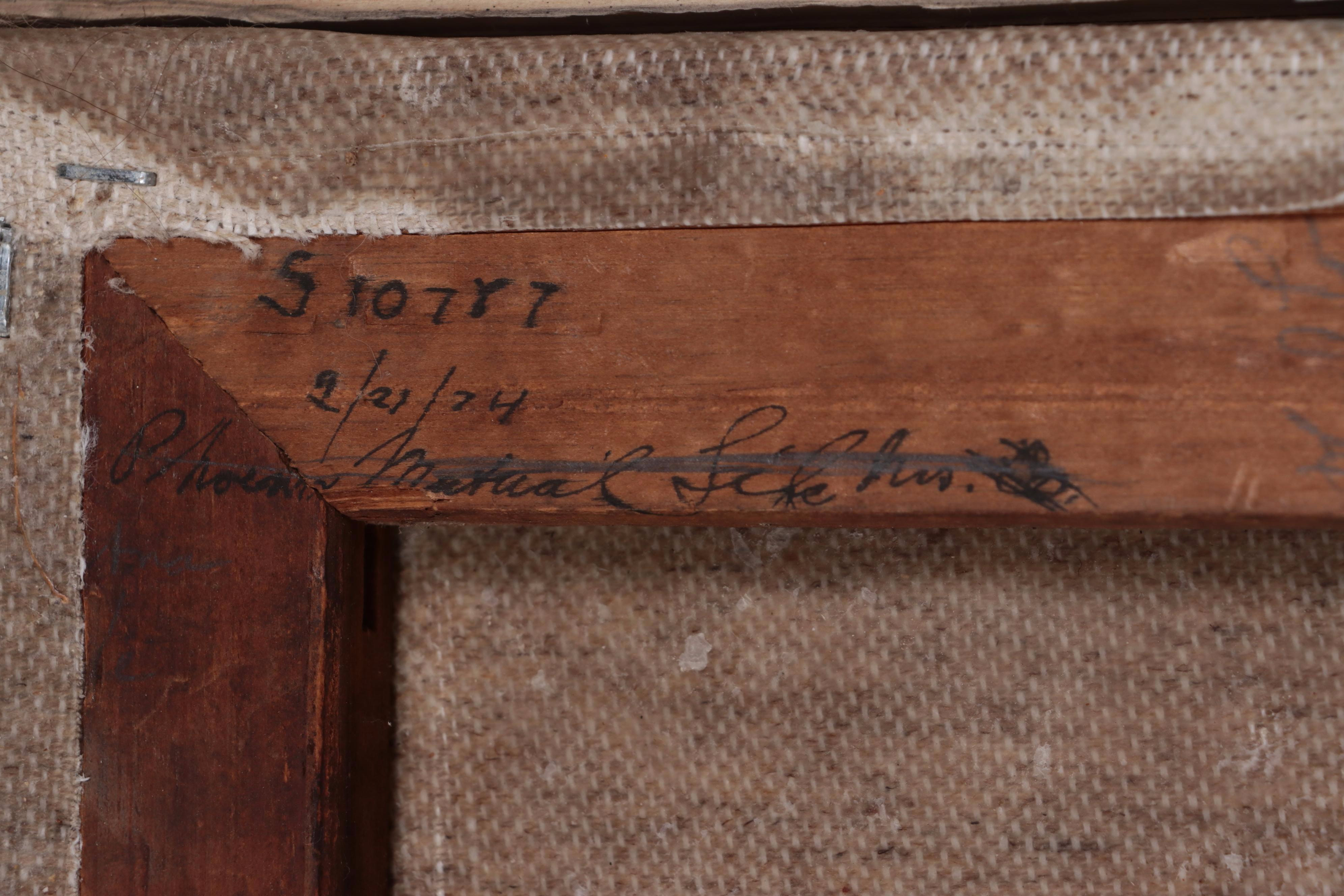 Grisaille Oil Painting for Aetna Insurance Advertisement, Circa 1924