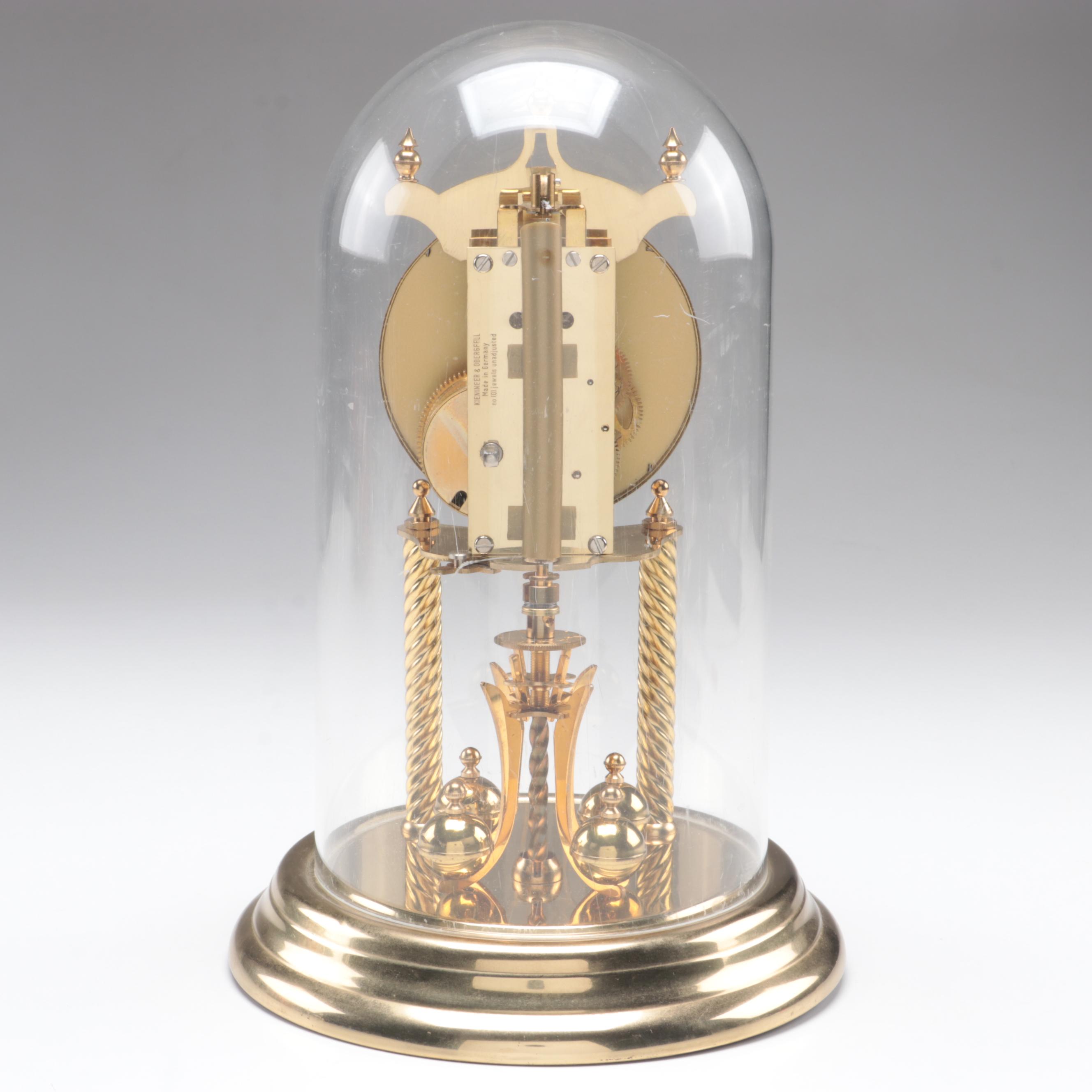 Welby German Gold Tone Anniversary Clock