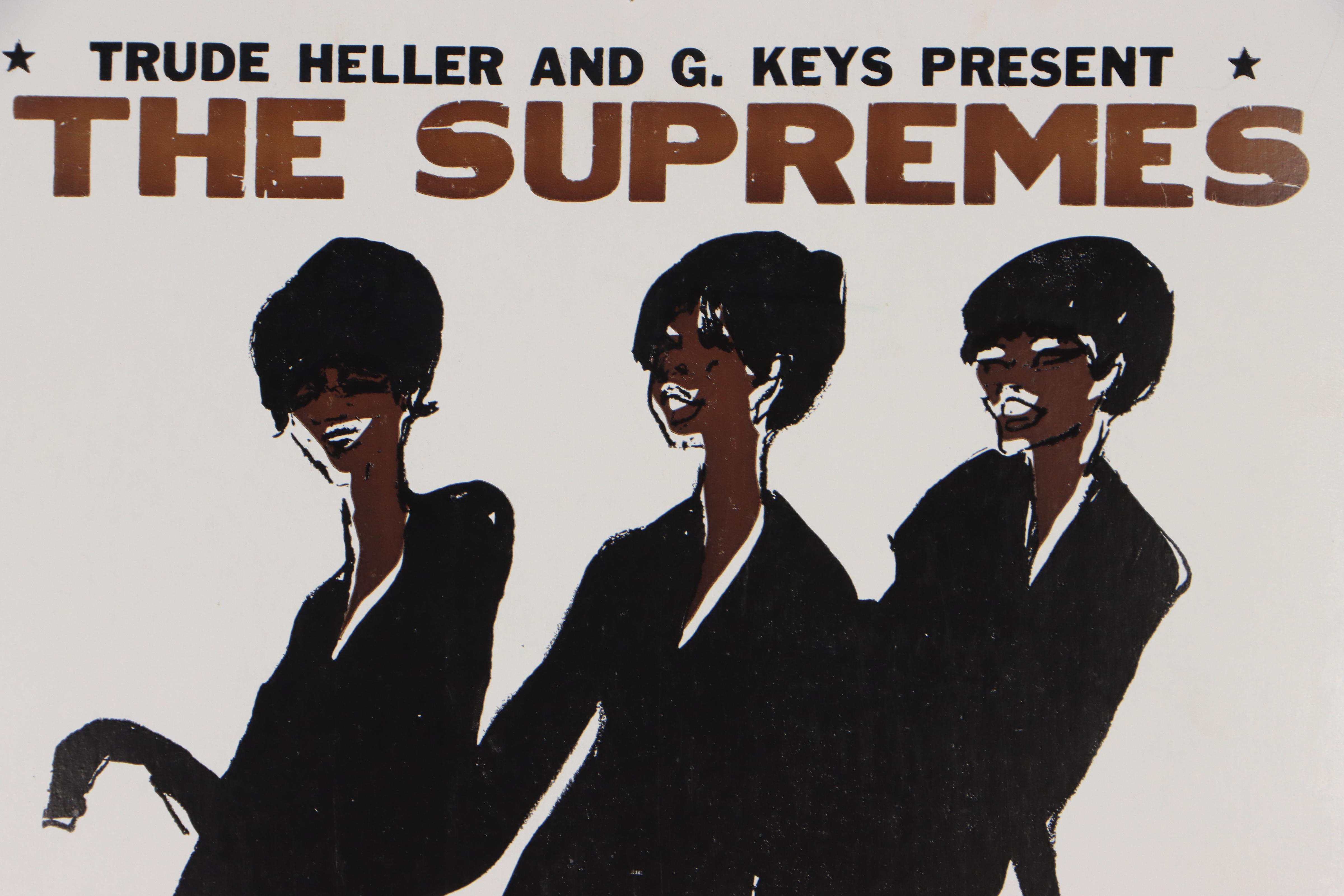 The Supremes Concert Poster For The Lincoln Center