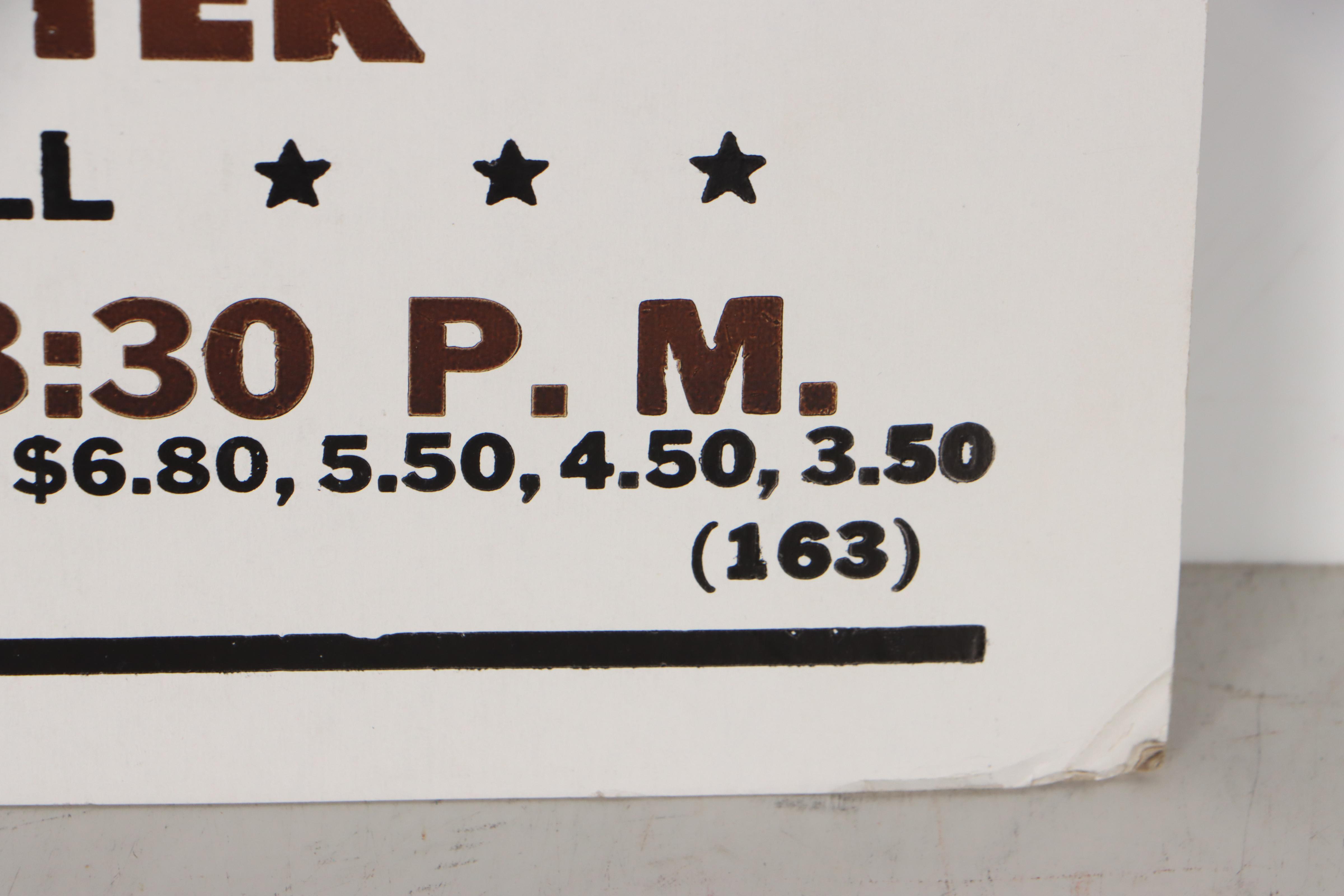 The Supremes Concert Poster For The Lincoln Center