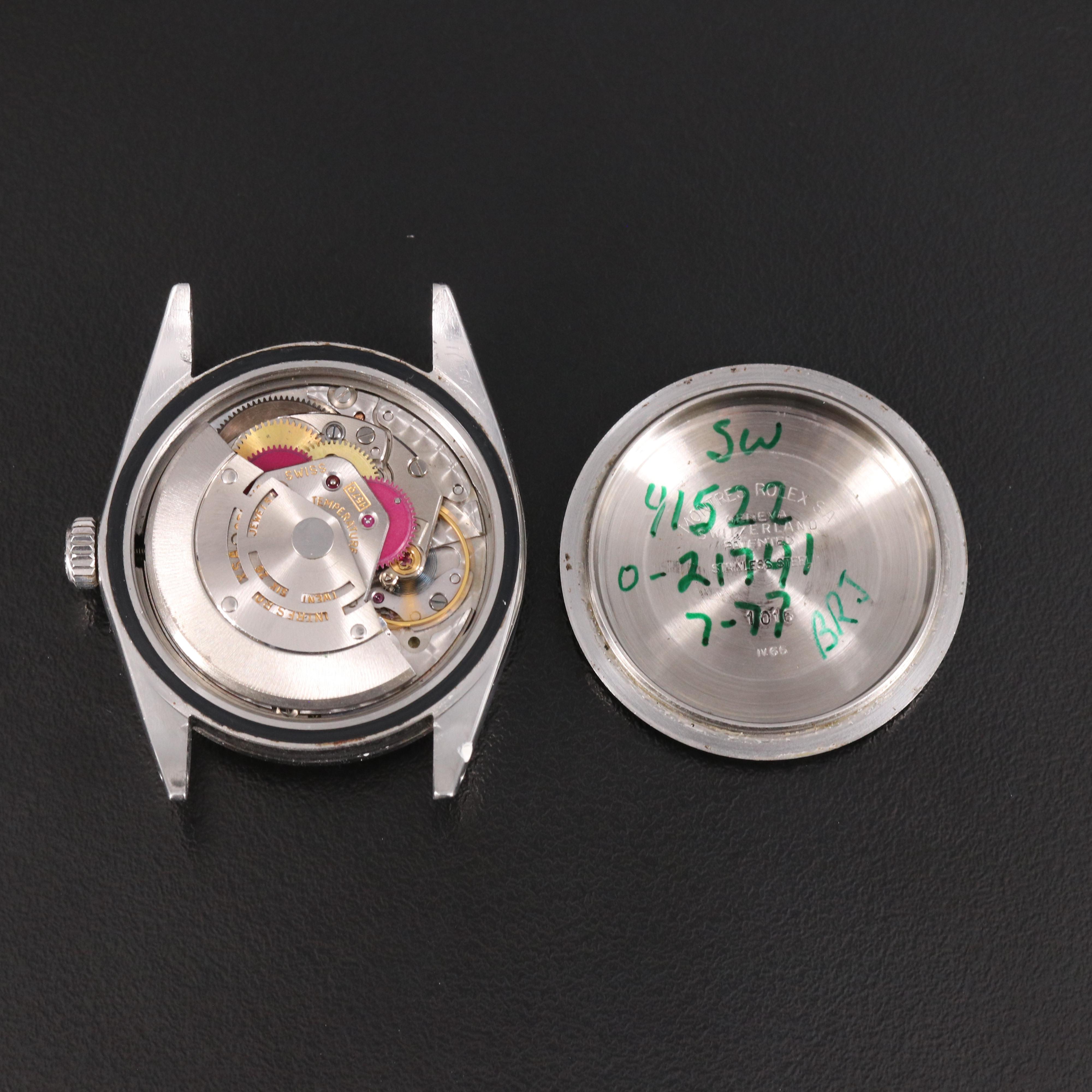 1965 Rolex Model 1016 Oyster Perpetual Explorer Stainless Steel Watch