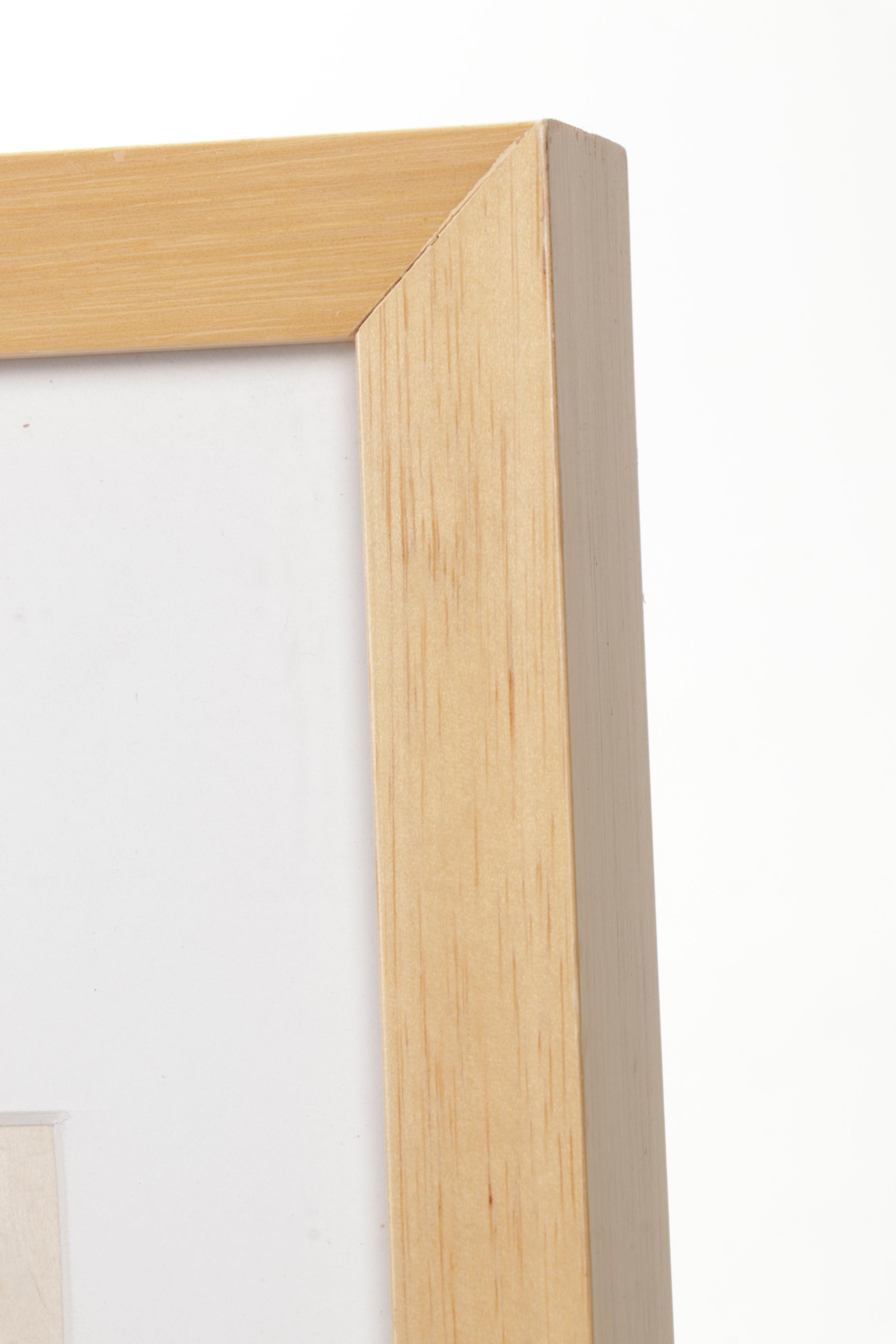 Sidney Chafetz Woodcut "Landscape," 1980