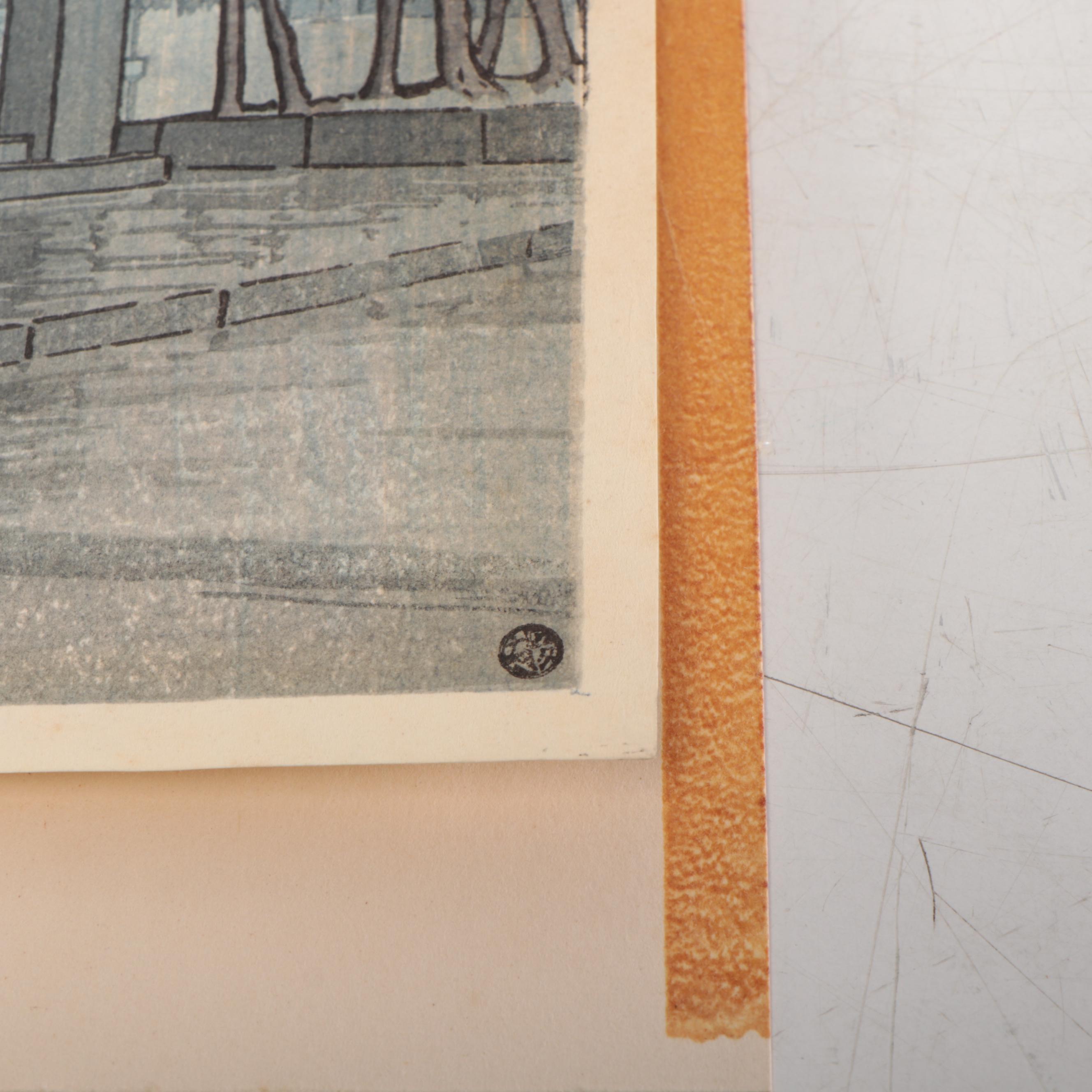 Kawase Hasui Woodblock "Zentsû-ji Temple in Sanuki Province"