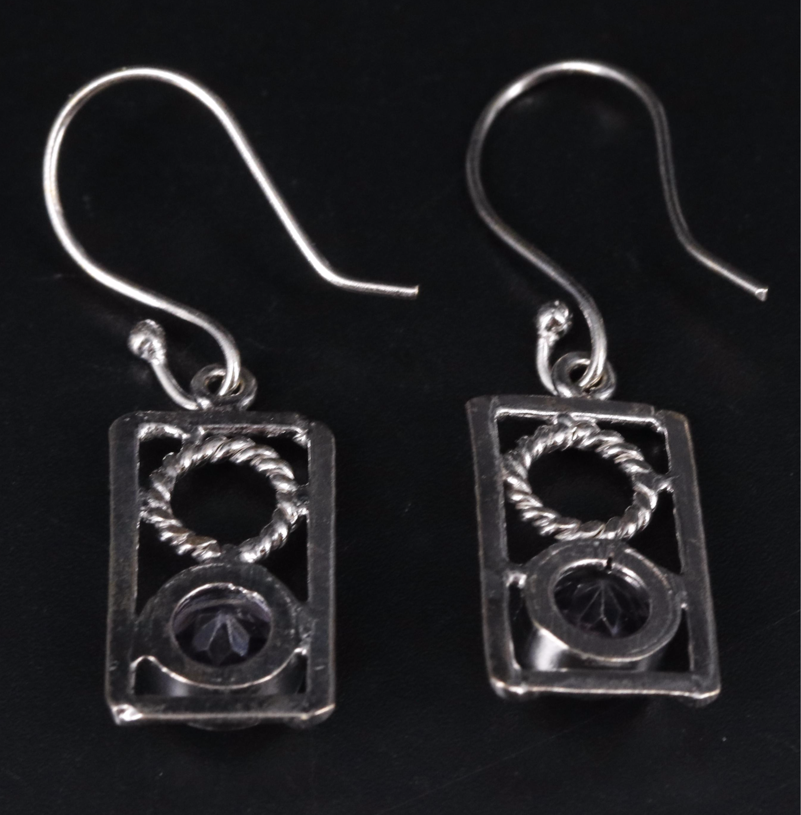 Amethyst Drop Earrings