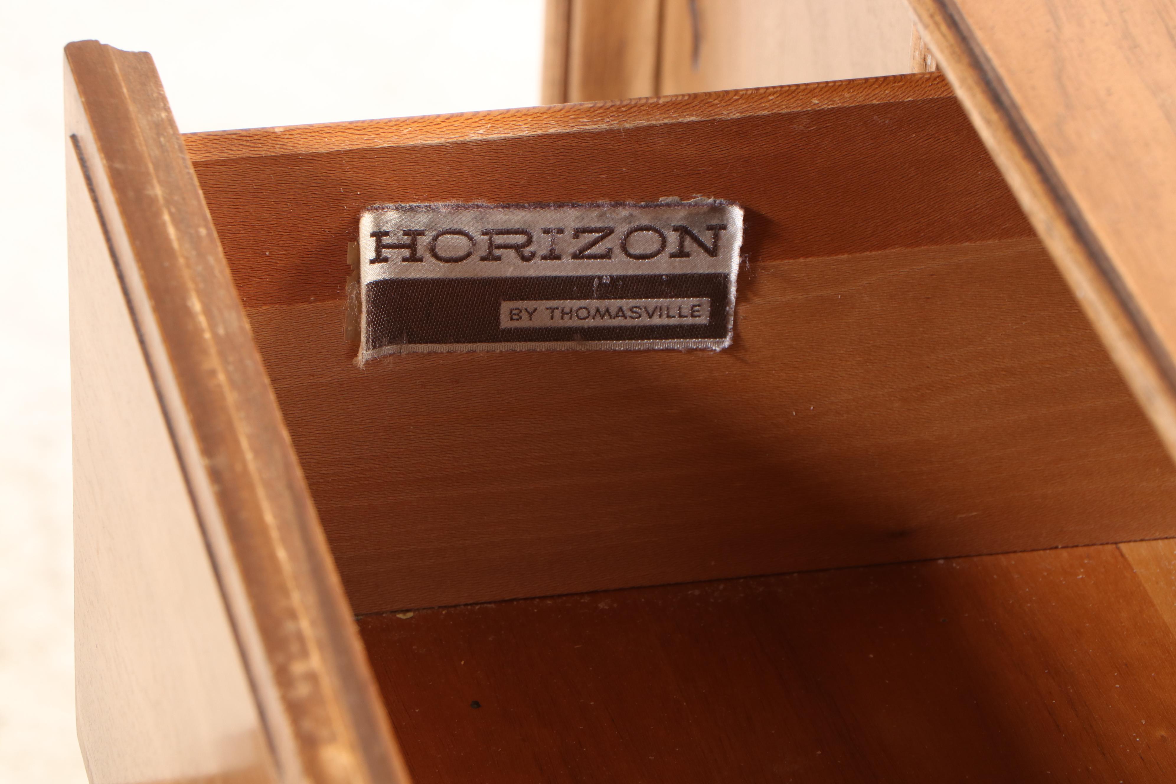 Thomasville "Horizon" Moroccan Style Pecan Twelve-Drawer Dresser