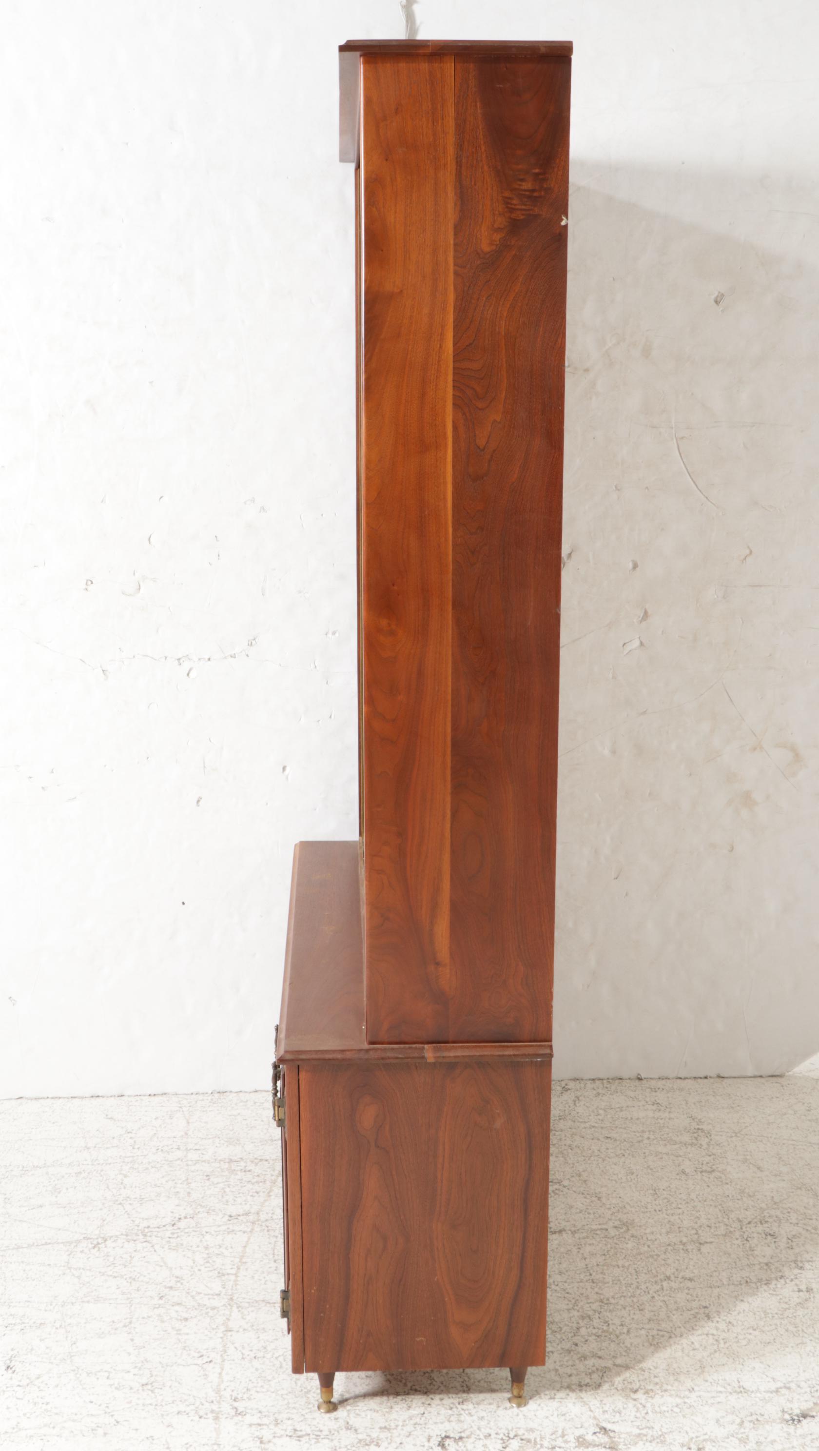 Mid Century Modern Walnut Gun Cabinet