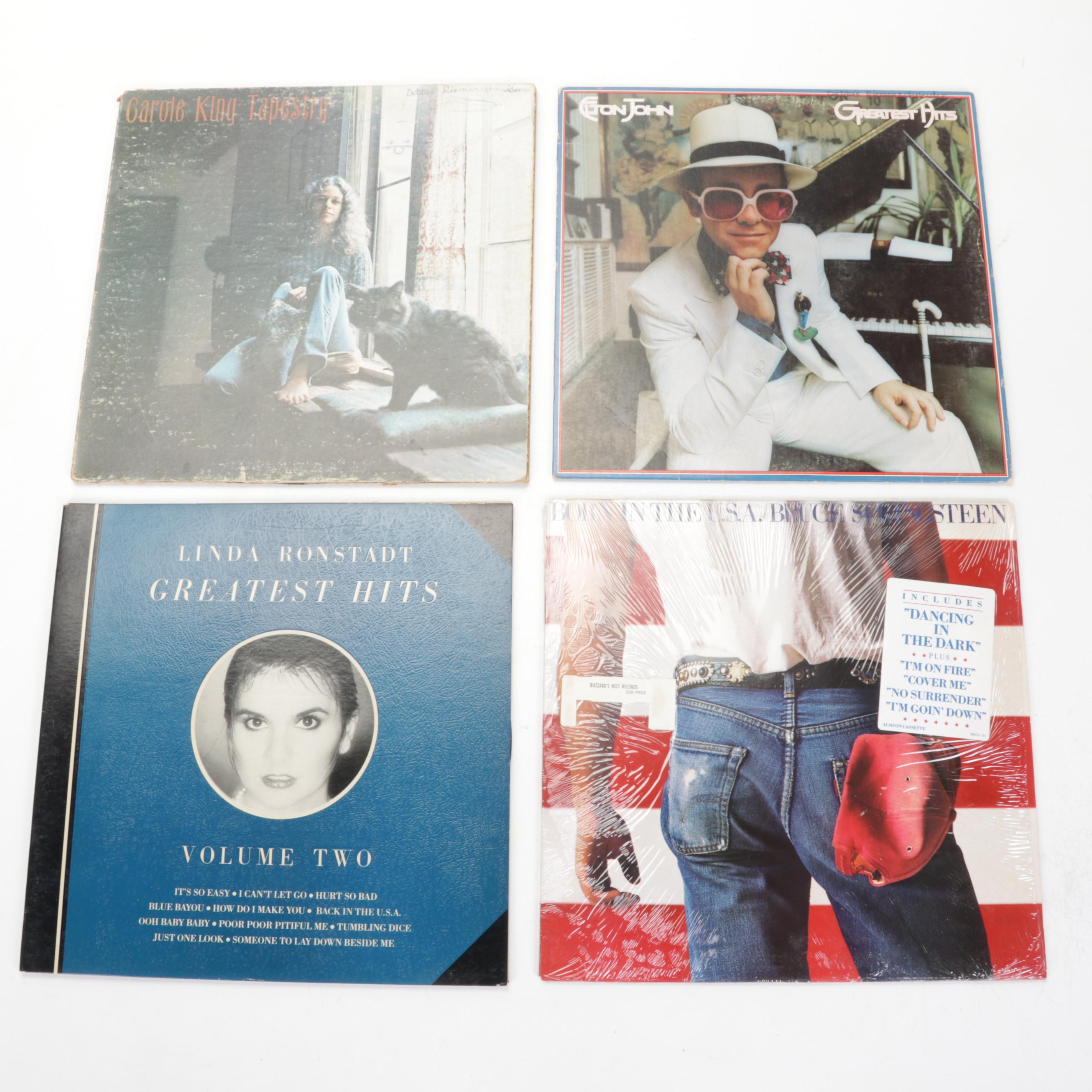 David Bowie, John Lennon and Yoko Ono, The Led Zeppelin, and More Vinyl Records